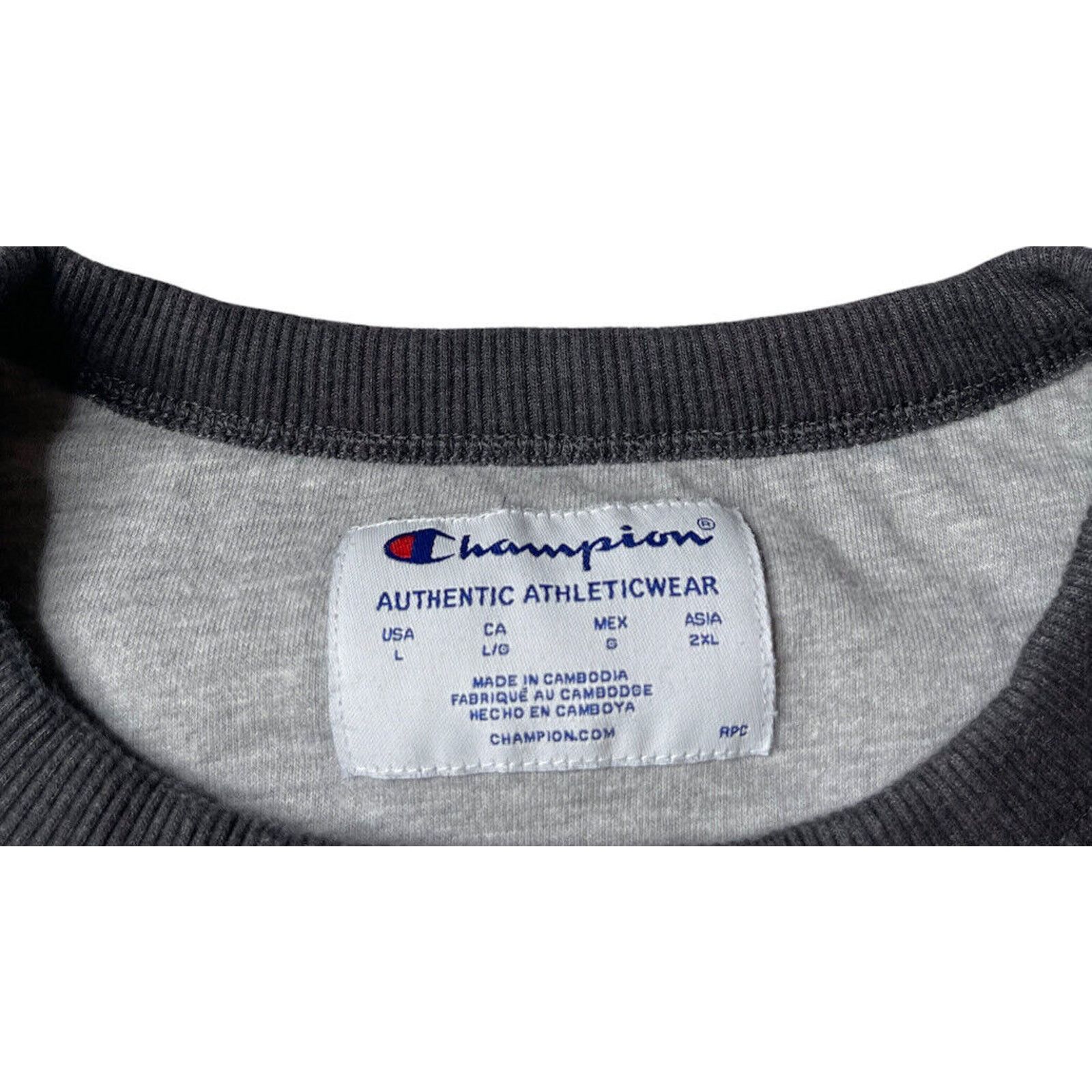 Champion Vtg Champion C Logo Crewneck Sweatshirt Gray Mens Size Large Size US L / EU 52-54 / 3 - 5 Thumbnail
