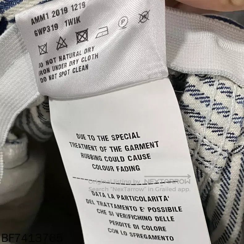 Miu Miu Miu Miu 36 Blue and white striped bud shorts Size 35" - 7 Thumbnail