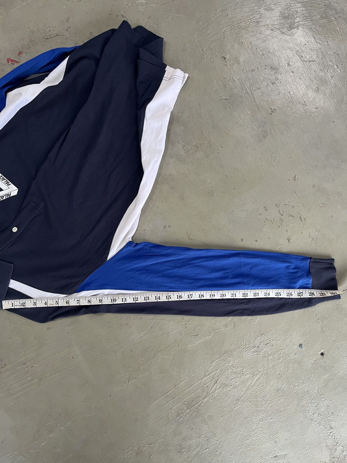 Palace Palace Yaman Blue Polo Striped Rugby Shirt Size US M / EU 48-50 / 2 - 14 Thumbnail