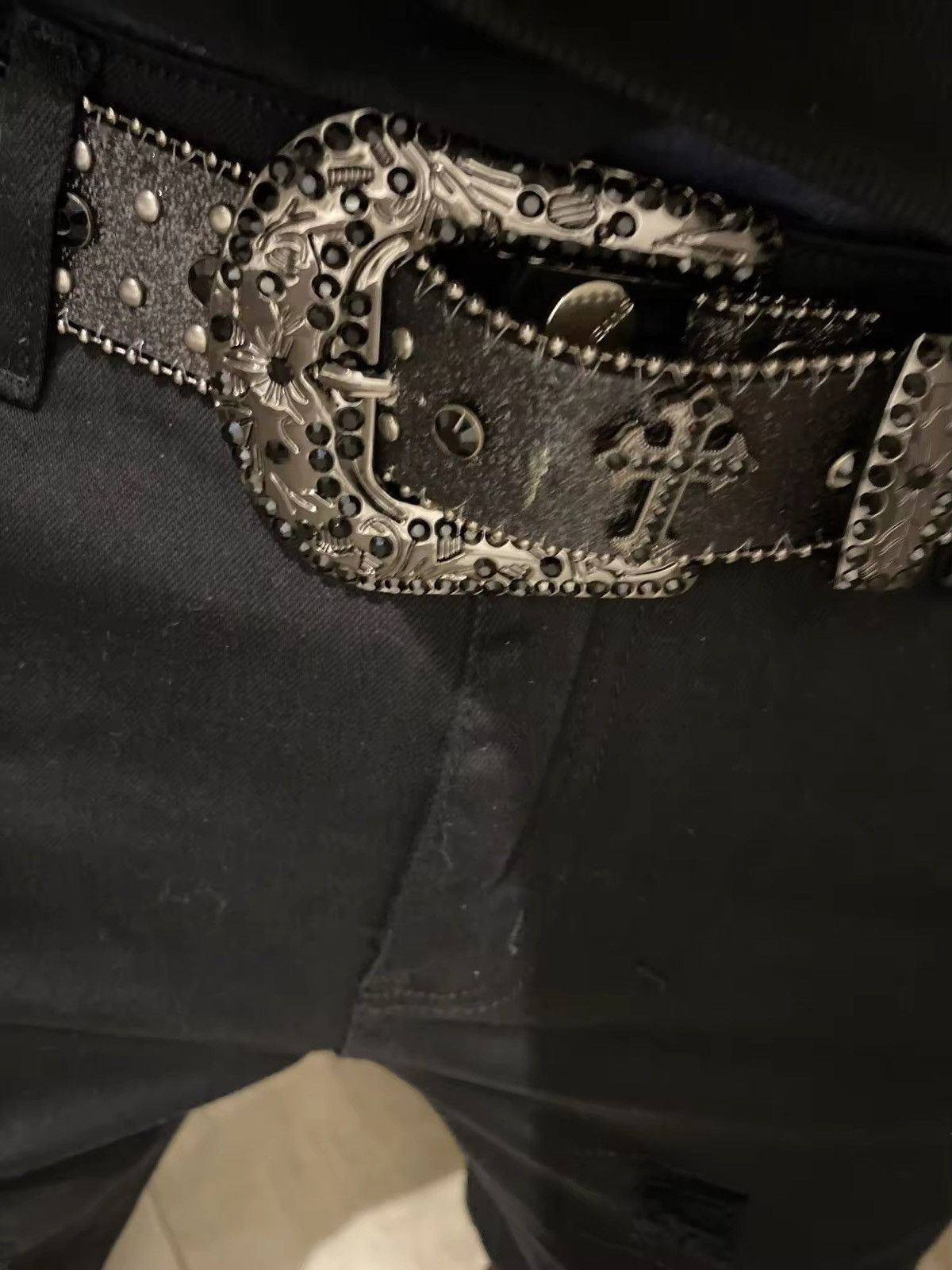 Designer × Japanese Brand × Vintage Man-made Diamond Belt Size ONE SIZE - 7 Thumbnail