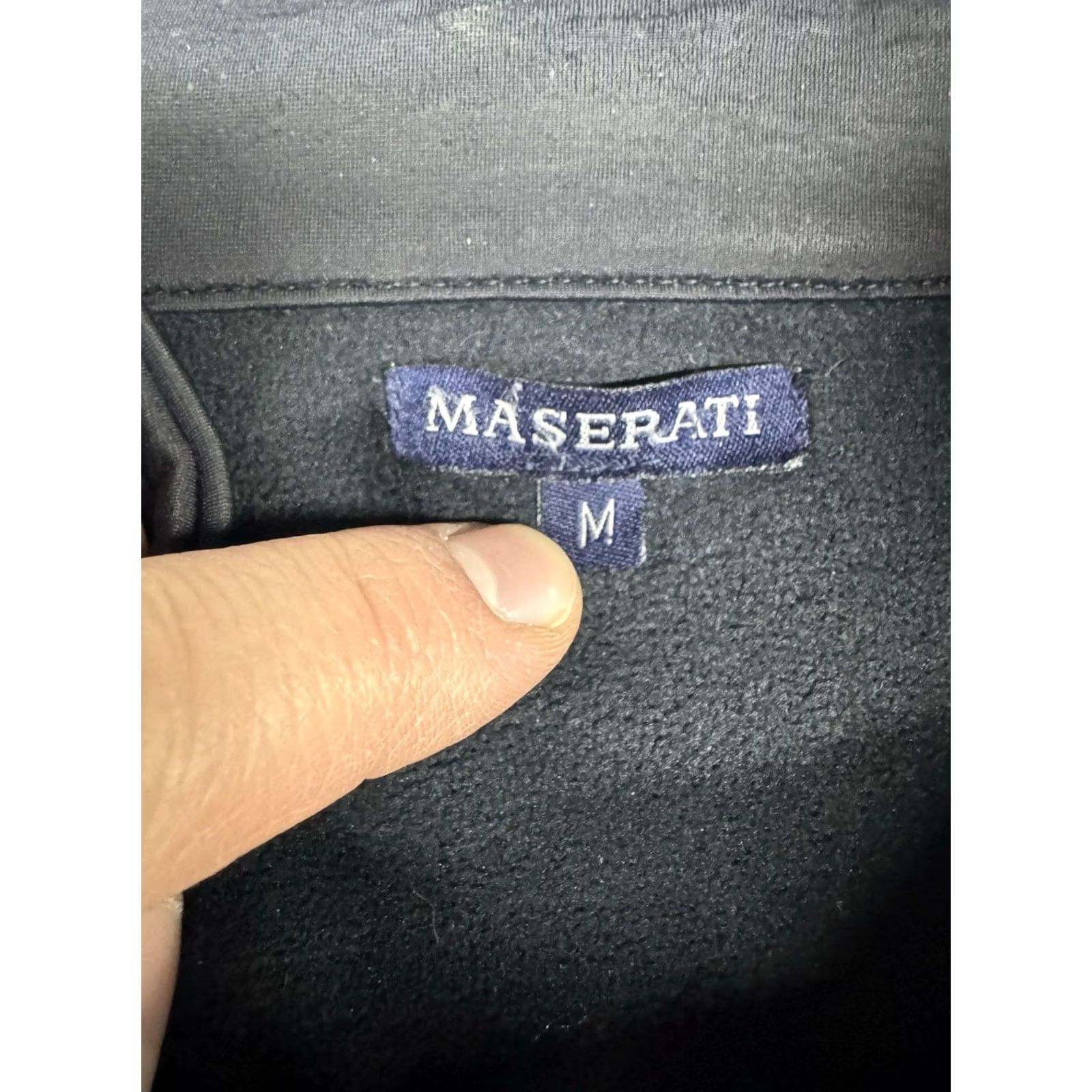 Maserati Maserati Full-Zip Lightweight Bomber Jacket Men’s Size M Black Logo Embroidered Racing Lightweight Mid-Length Size US M / EU 48-50 / 2 - 3 Thumbnail