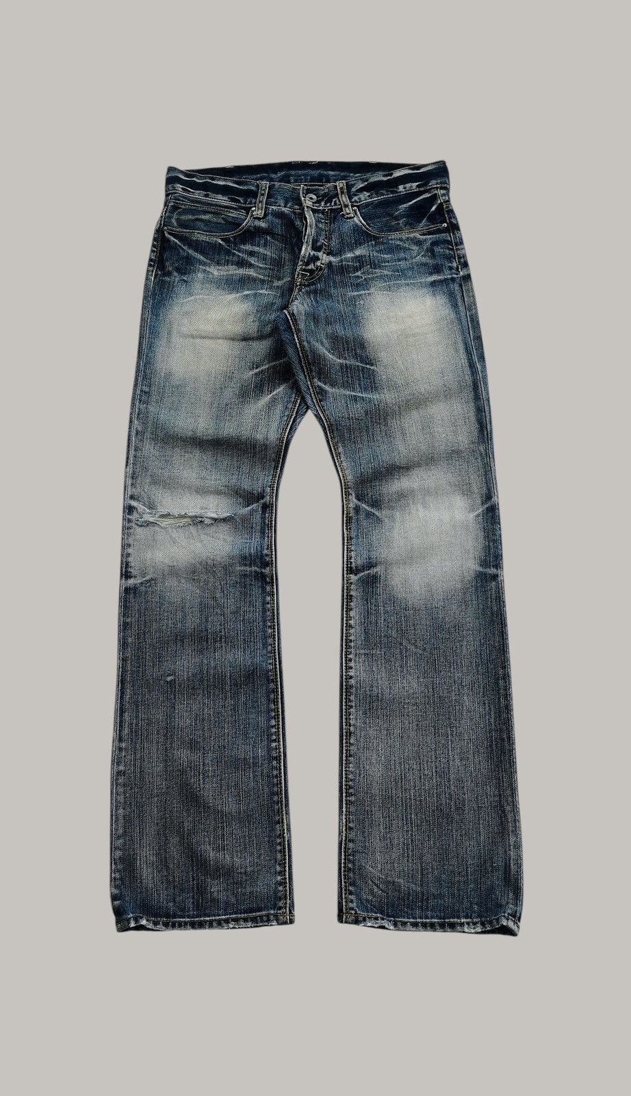 Boycott Boycott Flare Distressed Jeans ♦️ Size - W32”xL32.5” Size US 32 / EU 48 - 2 Thumbnail