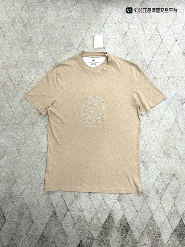Brunello Cucinelli Brunello Cucinelli Unisex Casual Short-Sleeve T-Shirt Size US M / EU 48-50 / 2 - 1 Thumbnail