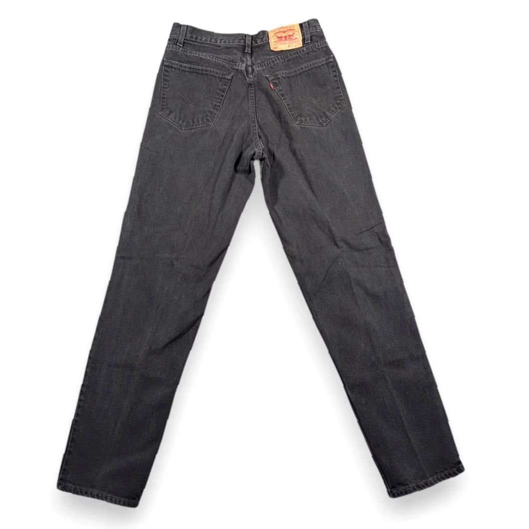 Levi's VINTAGE Levi's 550 Jeans Mens 32x36 Black Relaxed Fit Denim USA 90s Tag Size US 32 / EU 48 - 2 Thumbnail