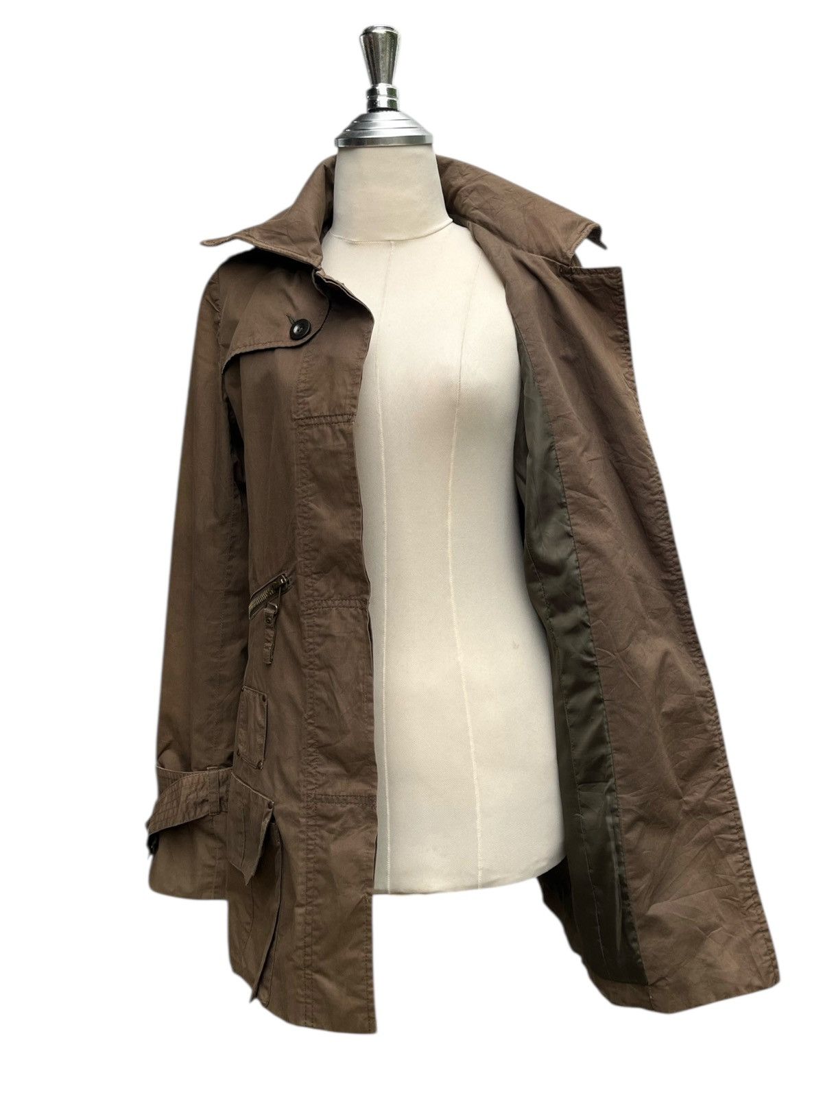 GOA GOA Utility Military Style Jacket Olive Size M / US 6-8 / IT 42-44 - 5 Thumbnail