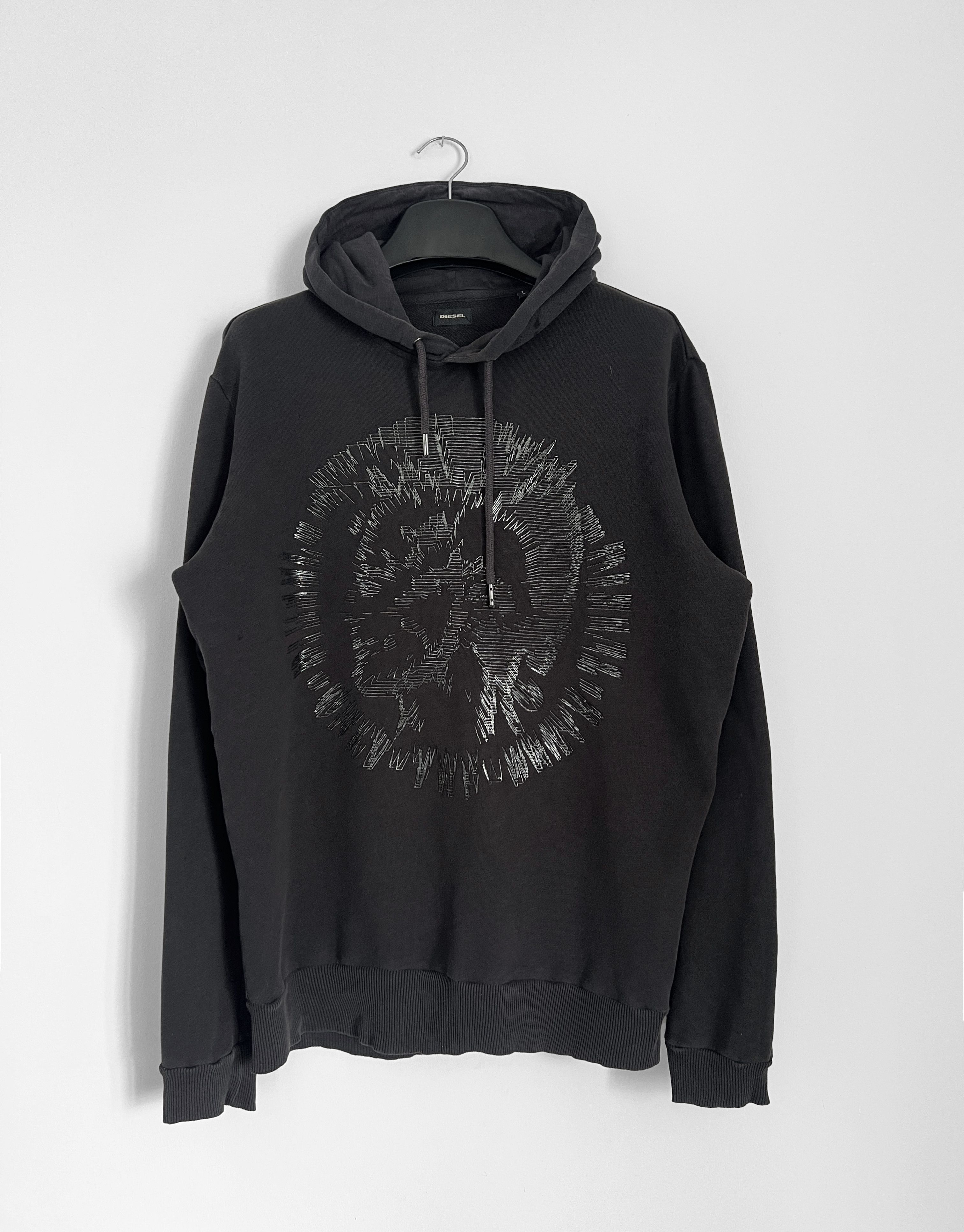 Diesel Diesel hoodie big logo y2k vintage Size US M / EU 48-50 / 2 - 7 Thumbnail