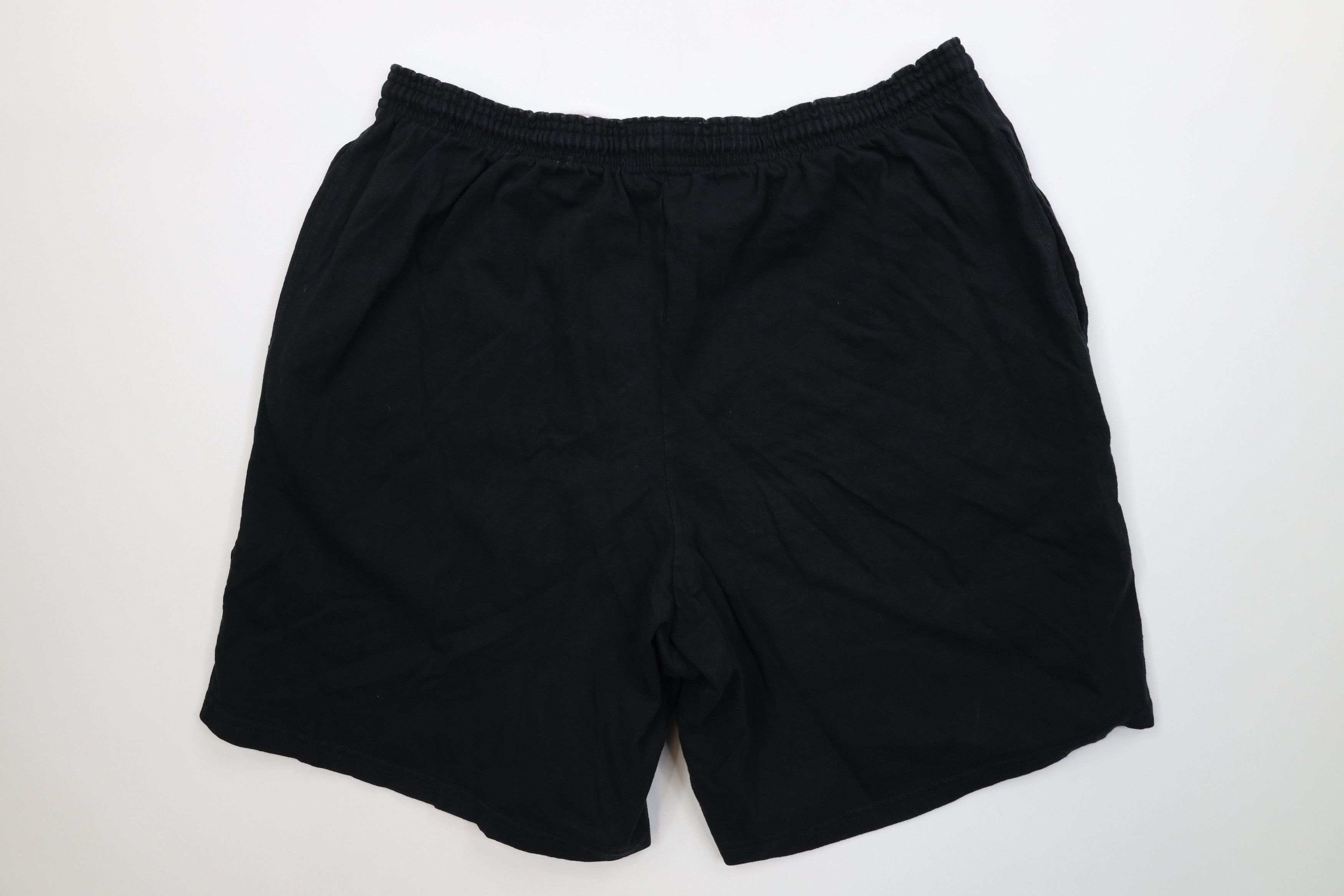 Champion Vintage Y2K Champion Logo Above Knee Shorts Black Cotton Size US 36 / EU 52 - 10 Thumbnail