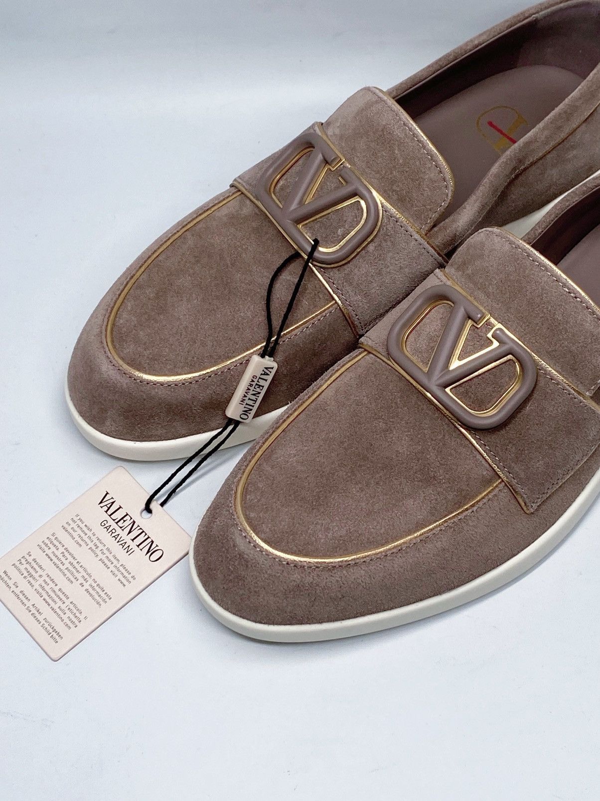 Valentino Valentino Garavani Leisure Suede Leather Loafers size 37 Size US 7 / IT 37 - 7 Thumbnail