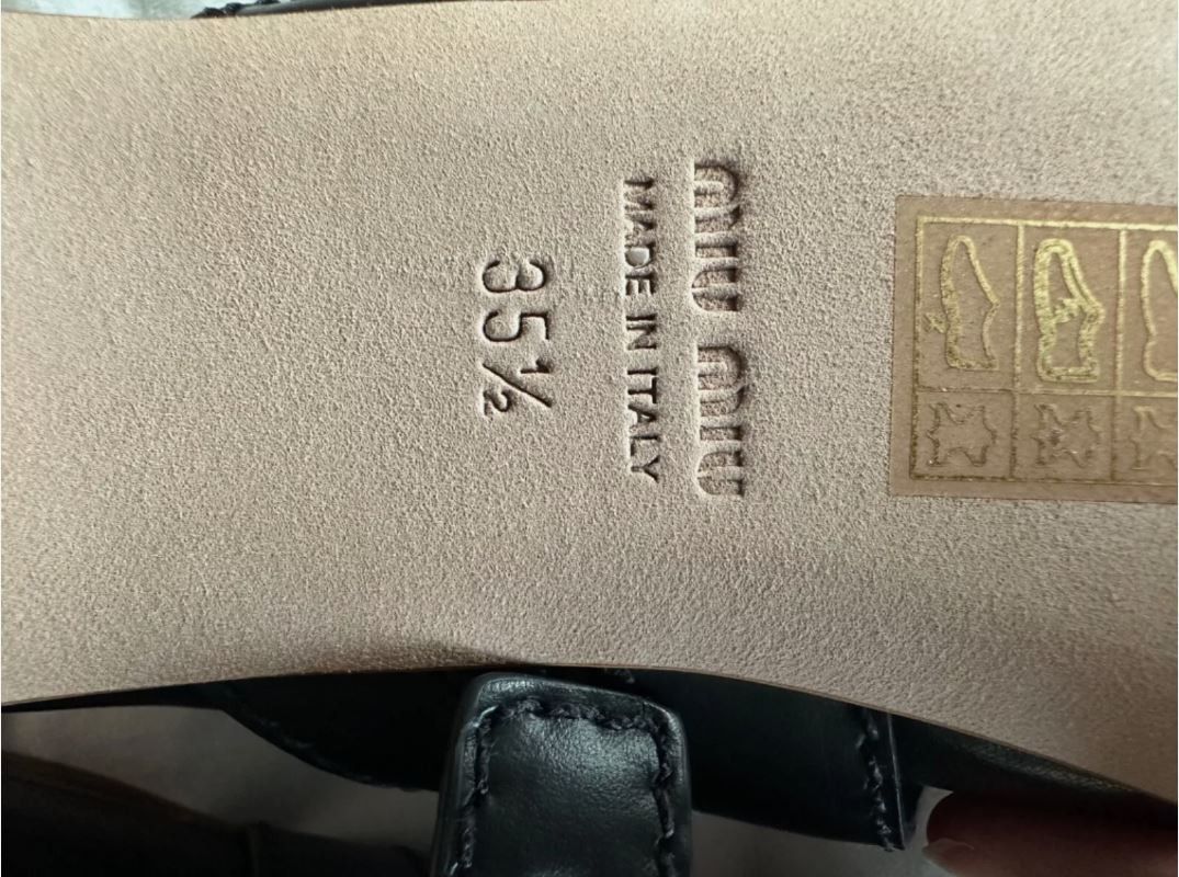 Miu Miu Miu Miu Ballet Flats with Buckle Straps size 35.5 NIB Size US 5.5 / IT 35.5 - 3 Thumbnail