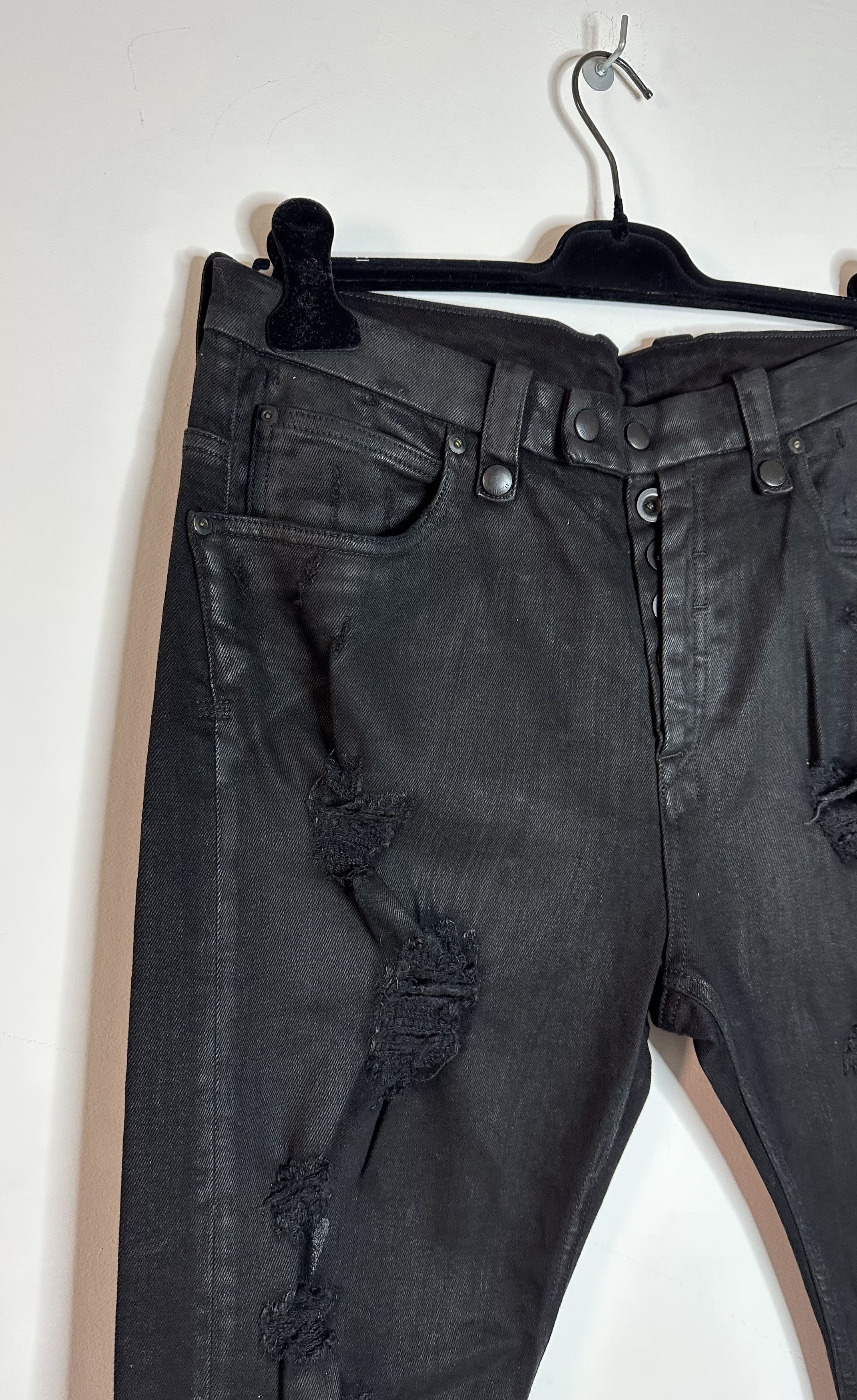 BEN TRAVENITY JEANS BLACK LOGO 195