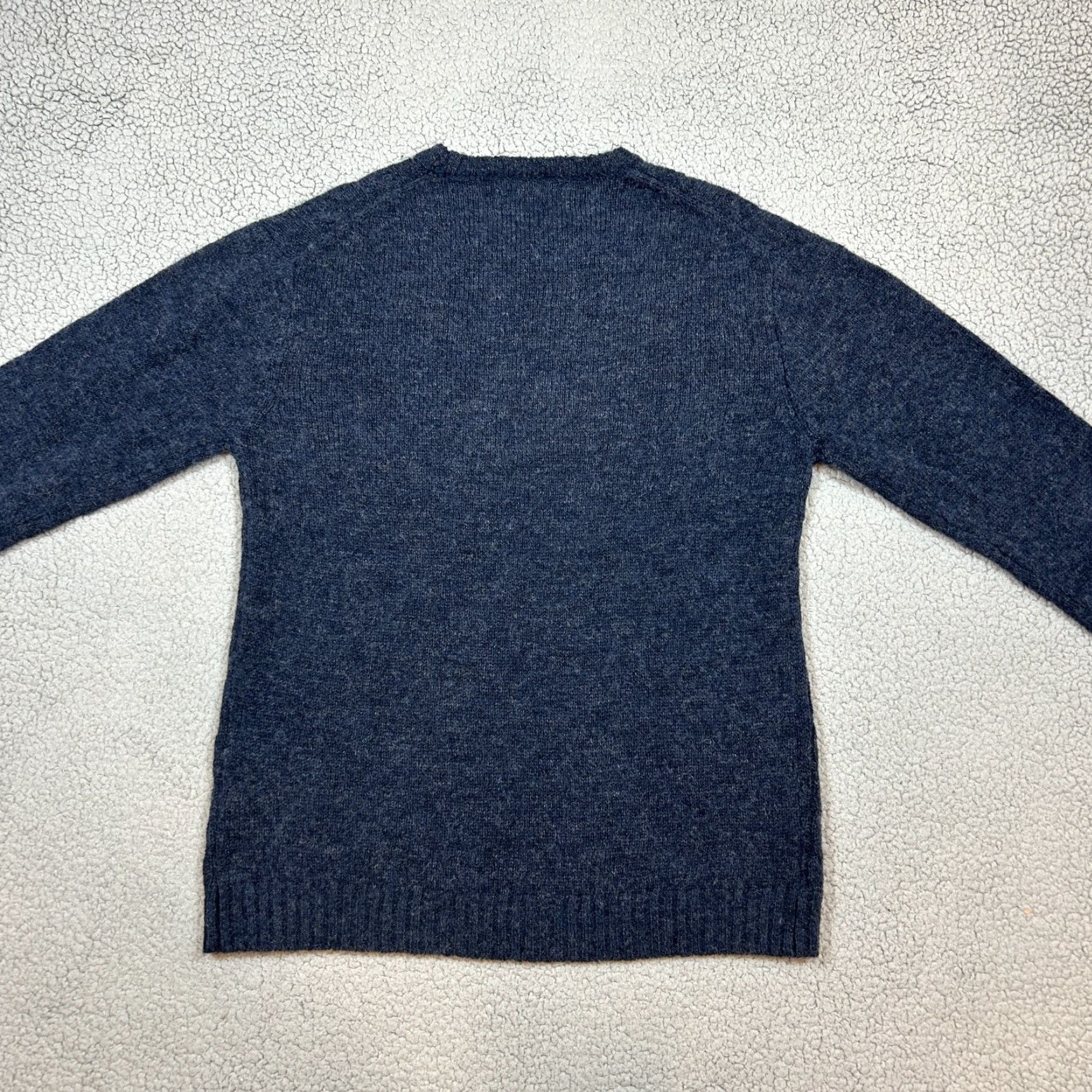 Vintage Line of Trade Navy Cable-Knit Fisherman Sweater / Men’s L Shirt? No—Sweater Size US L / EU 52-54 / 3 - 5 Thumbnail
