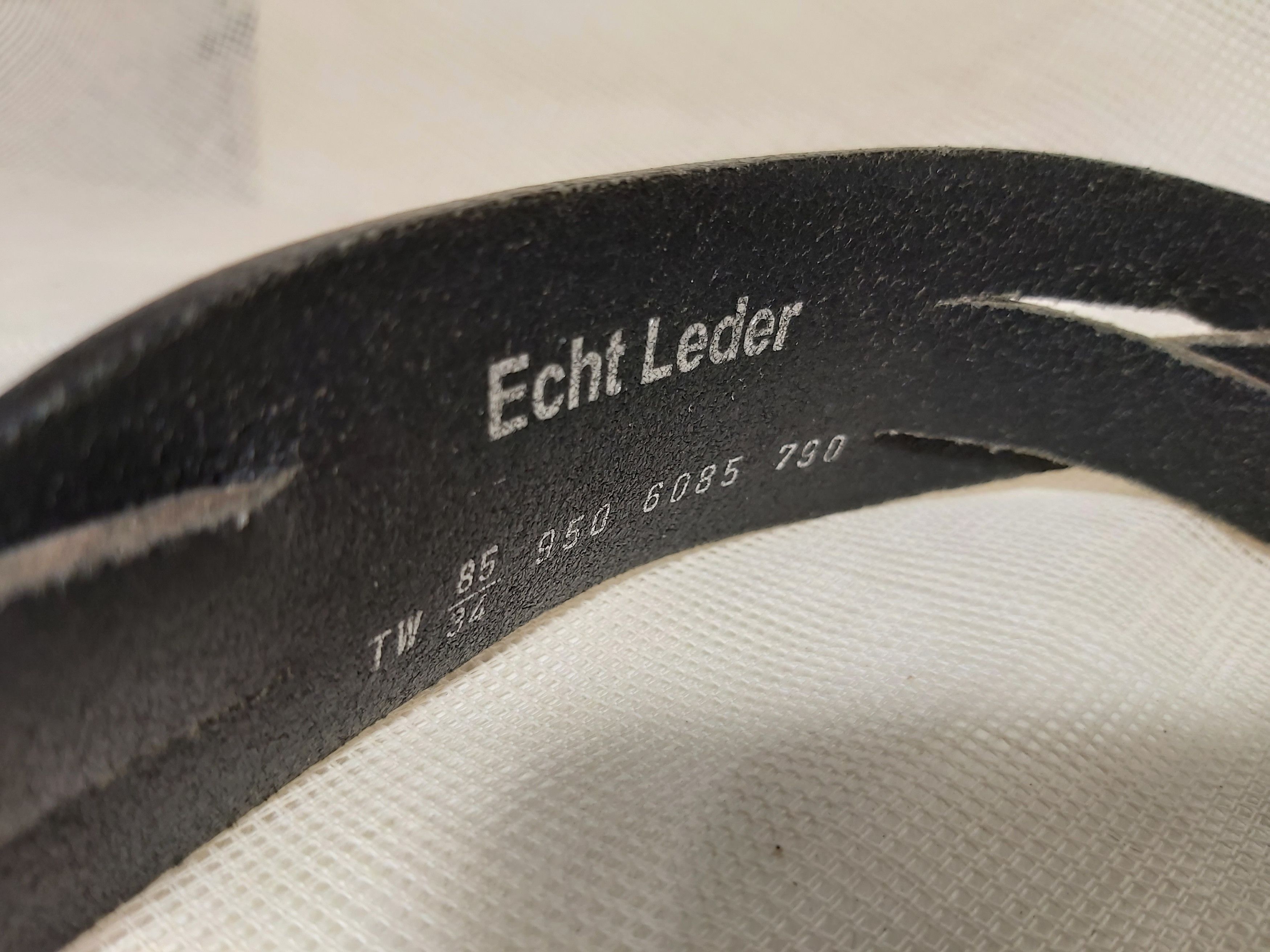 Vintage Vanzetti black braided belt. Vintage genuine leather belt Size ONE SIZE - 8 Thumbnail