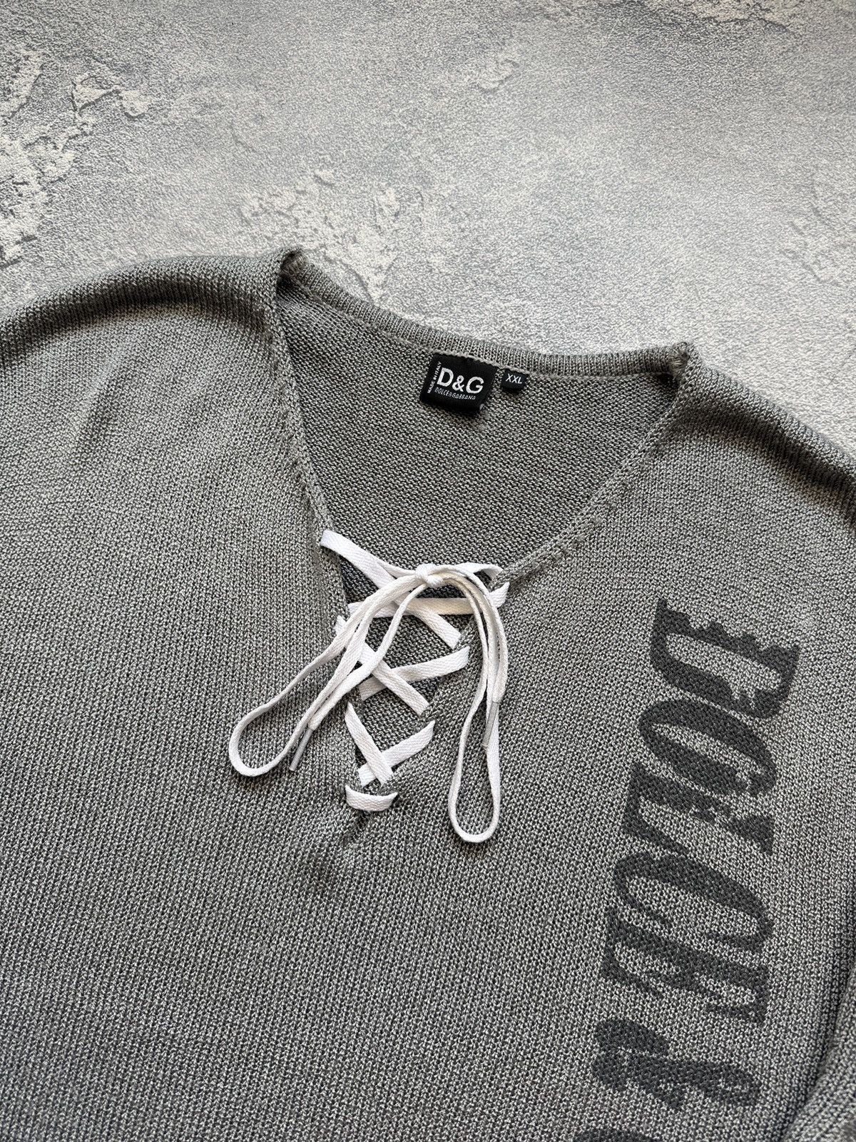 Dolce & Gabbana Vintage Dolce & Gabbana Sweater Knit Turtleneck Big Logo DG Size US XXL / EU 58 / 5 - 6 Thumbnail