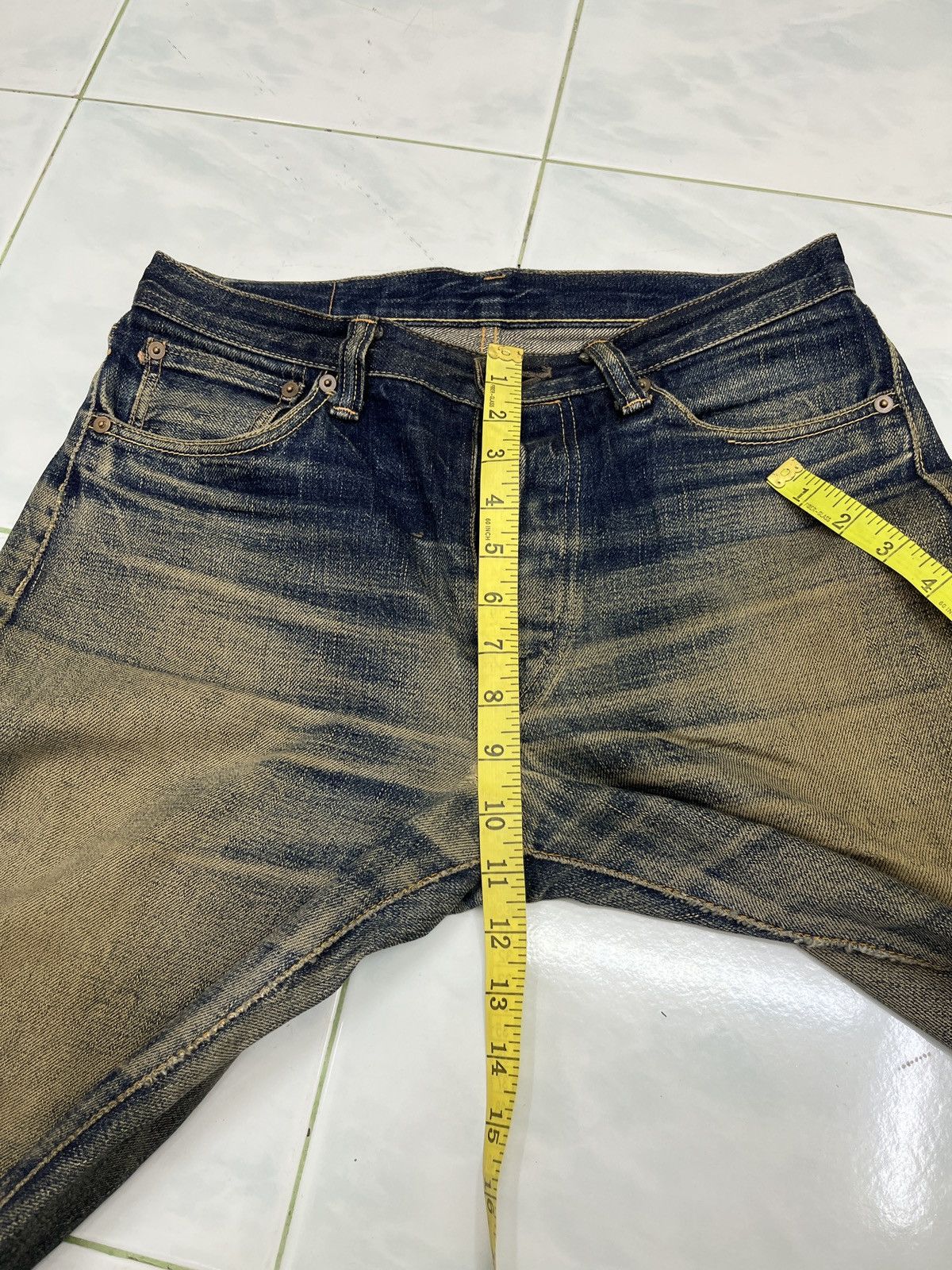 Vintage 🔥🔥🔥ARCHIVE VTG JELADO JAPAN FADED ART SELVEDGE DENIM Size US 31 - 20 Thumbnail