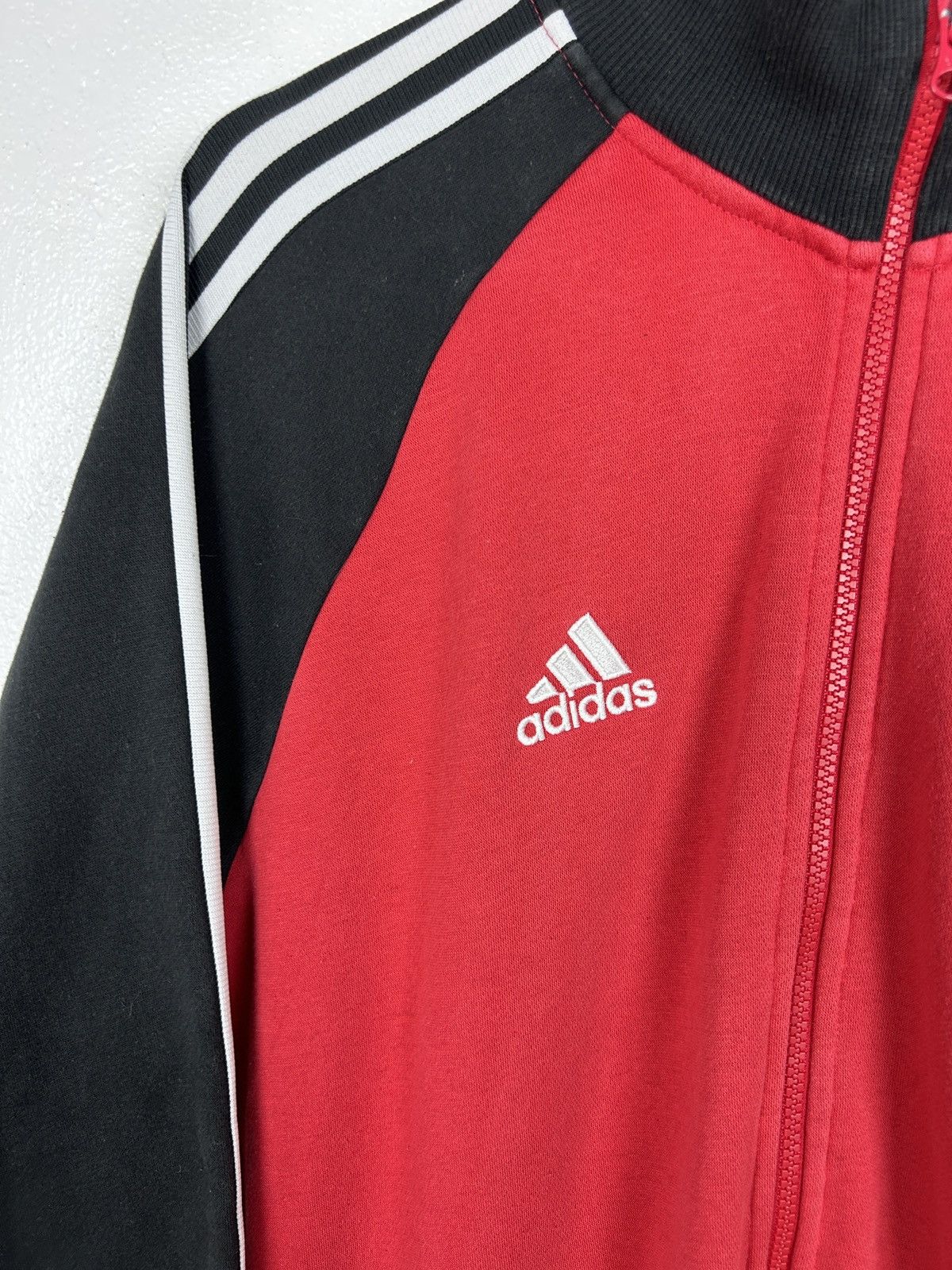Adidas Adidas Manchester United 2021/22 Anthem Zippered Jacket Size US XL / EU 56 / 4 - 3 Thumbnail