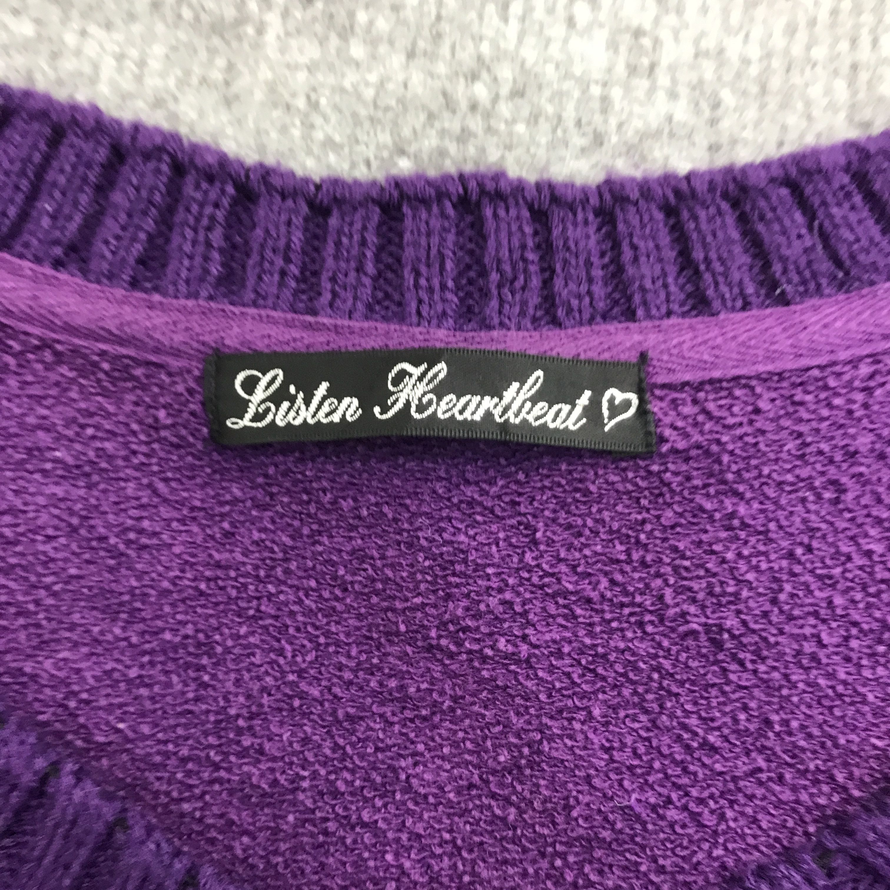 Japanese Brand belive teddy punk style Japan sweatshirts Size XS / US 0-2 / IT 36-38 - 11 Thumbnail