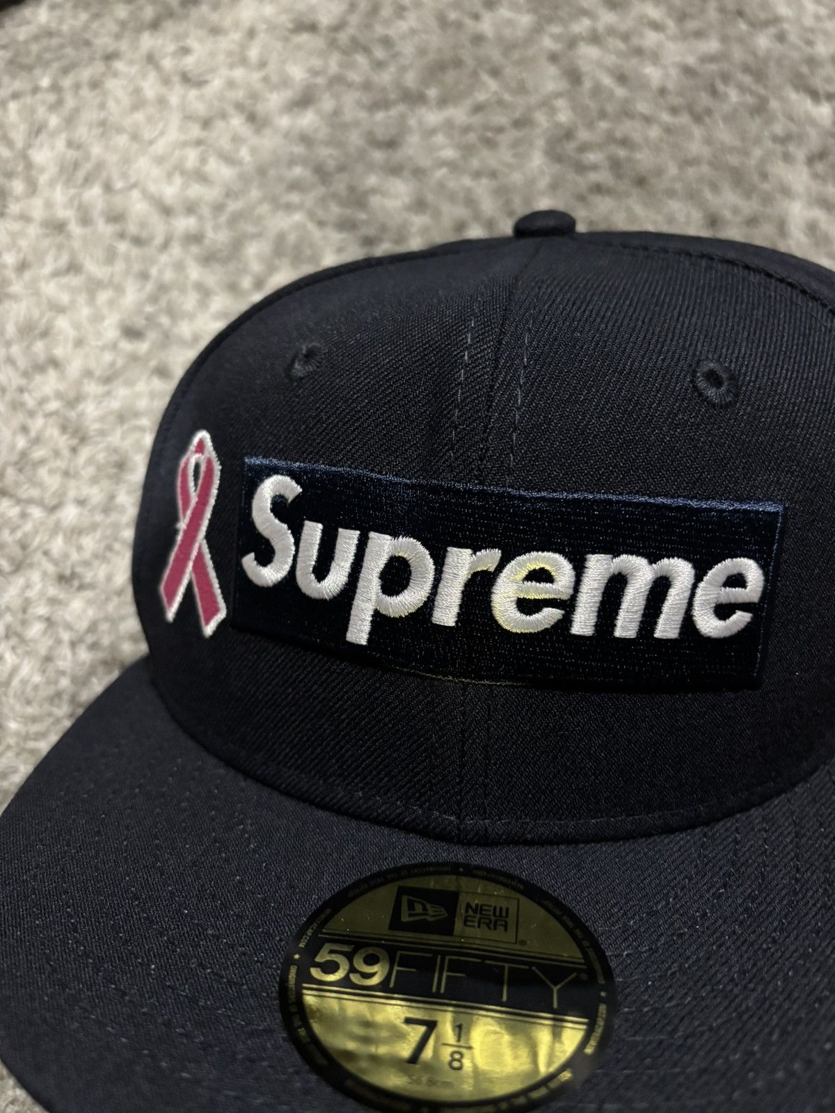 Supreme Supreme Cancer Awareness New Era Hat Size ONE SIZE - 2 Thumbnail