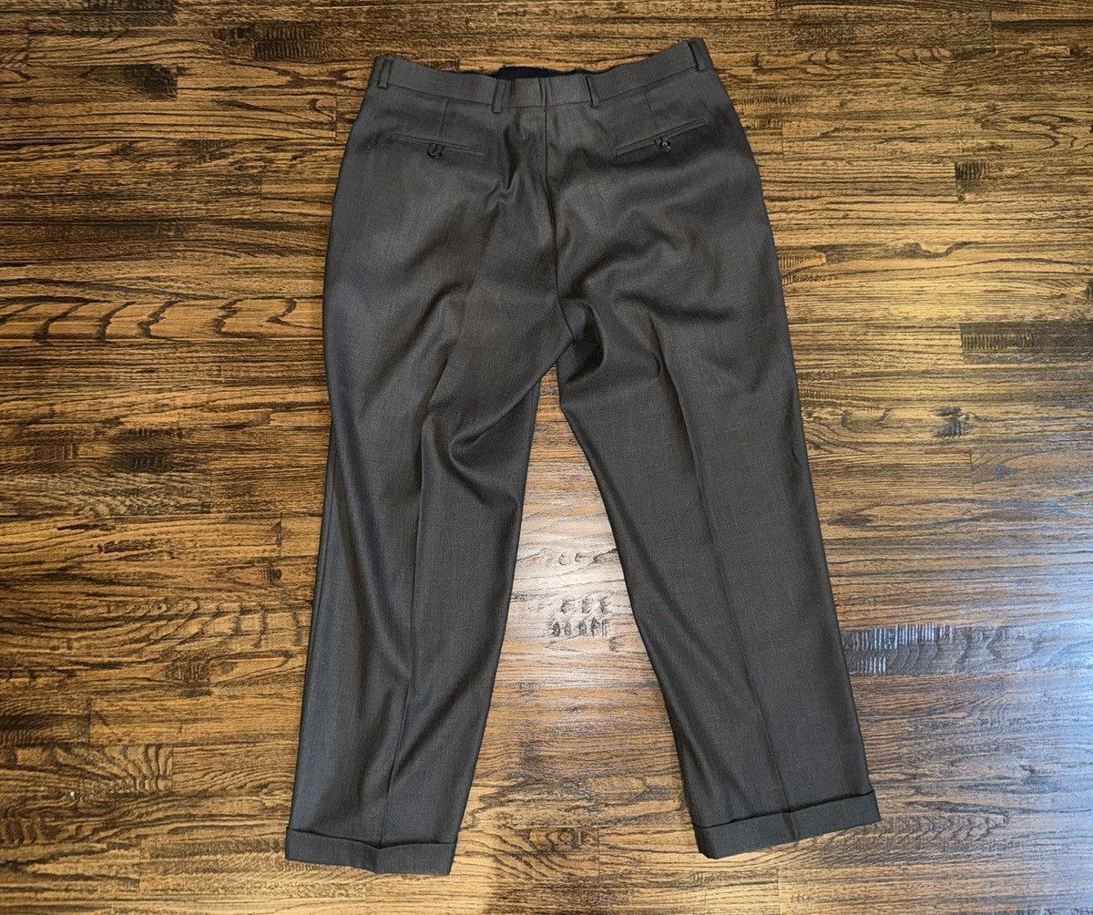 Stafford Stafford Vintage Pleated Trouser Dress Pant 38x30 Grey Size US 38 / EU 54 - 4 Thumbnail