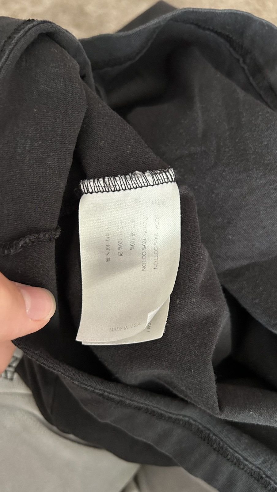 Chrome Hearts Chrome Hearts Black Grey Staff Tee Size US M / EU 48-50 / 2 - 11 Thumbnail