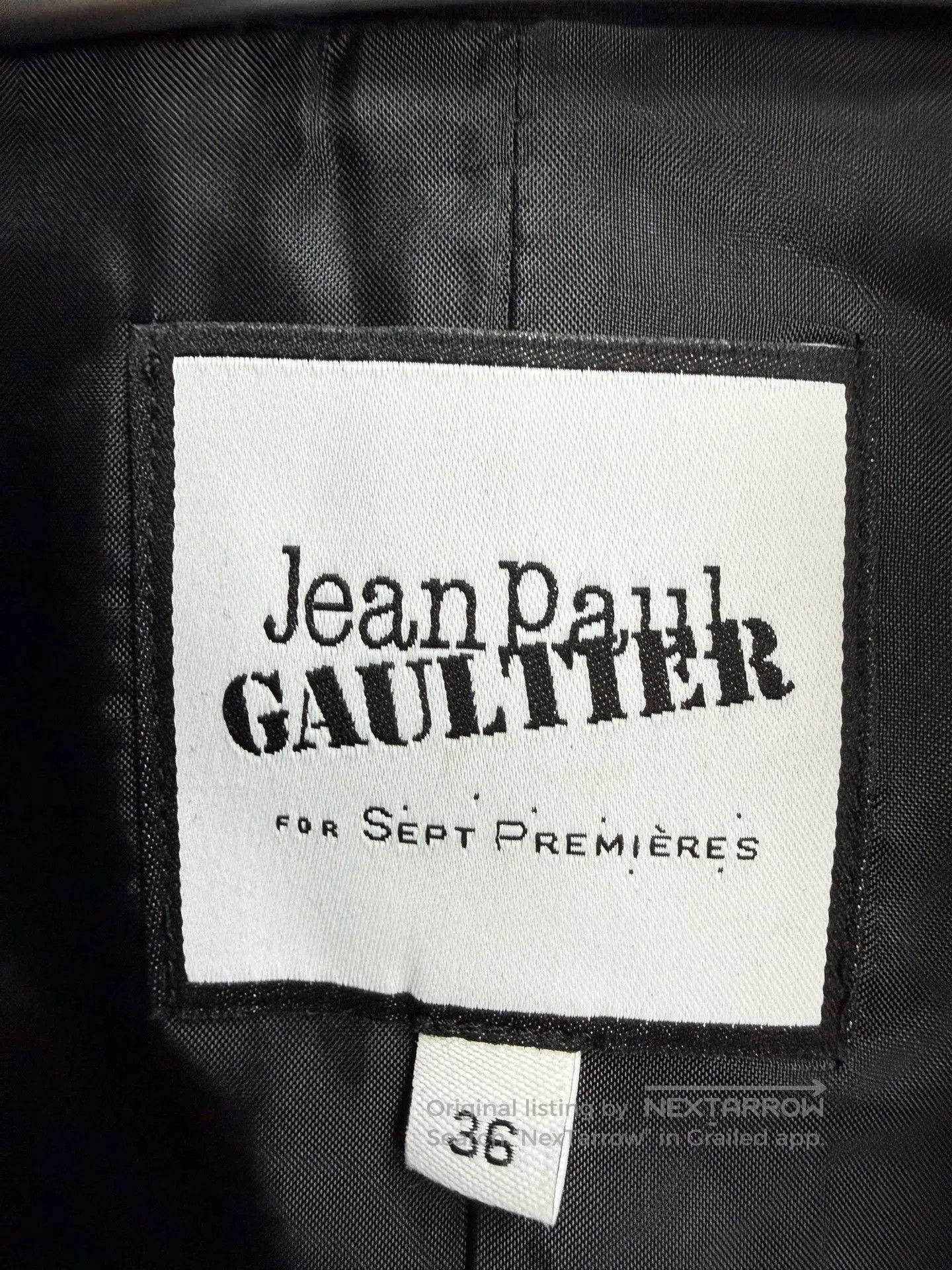 Jean Paul Gaultier Jean Paul Gaultier Wool Ruffled Blazer. Size XS / US 0-2 / IT 36-38 - 5 Thumbnail