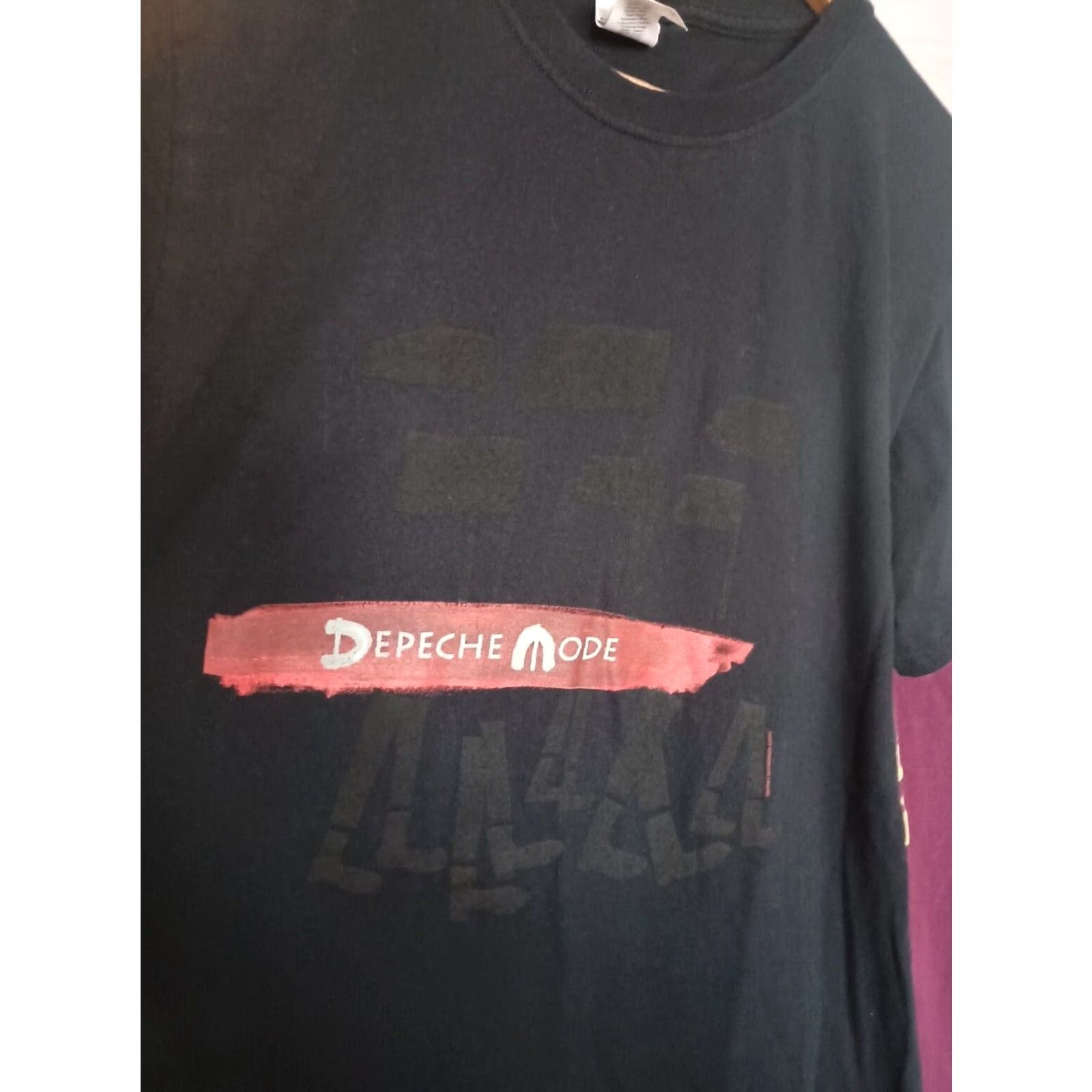 Gildan VINTAGE Depeche Mode Black T-Shirt Mens M Shirt 80s Rock Band Music Gildan 100% Cotton Size US M / EU 48-50 / 2 - 2 Thumbnail
