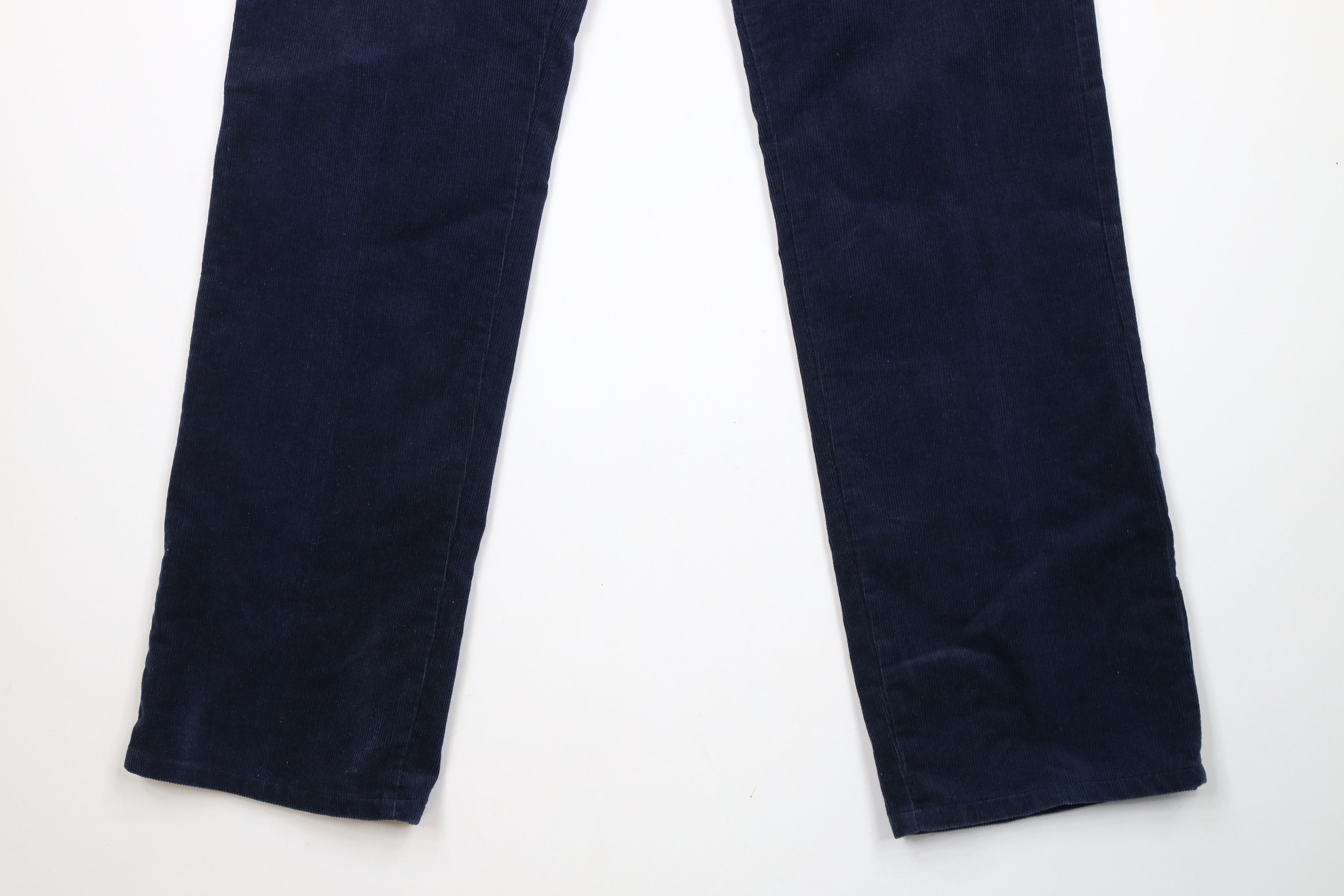 Lee × Vintage Vintage 90s Lee Straight Leg Corduroy Chino Pants Blue USA Size US 36 / EU 52 - 4 Thumbnail