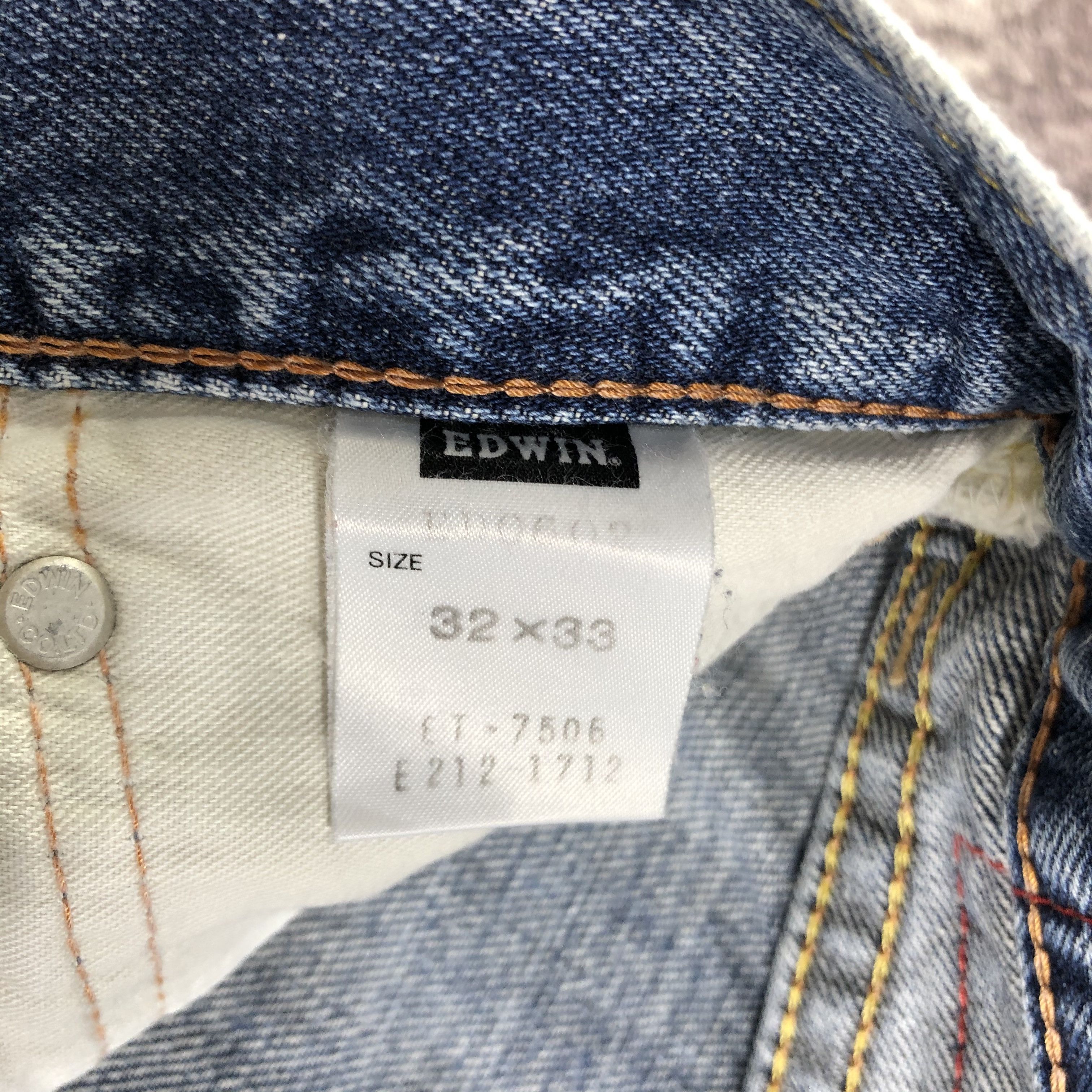 Edwin Vintage Blue Wash Edwin Selvedge Jeans-JM3541 Size US 35 - 9 Thumbnail
