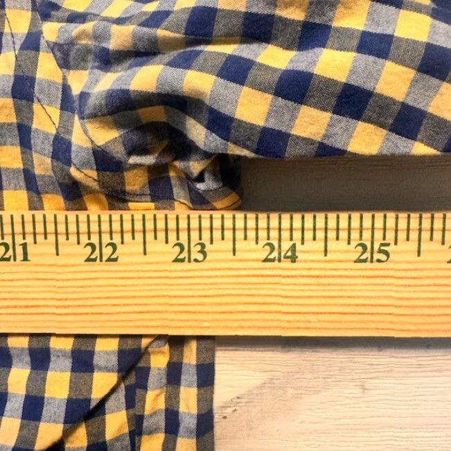 Croft & Barrow VINTAGE Croft & Barrow Shirt Mens L Blue Yellow Check Button-Up Short Sleeve Size US L / EU 52-54 / 3 - 5 Thumbnail