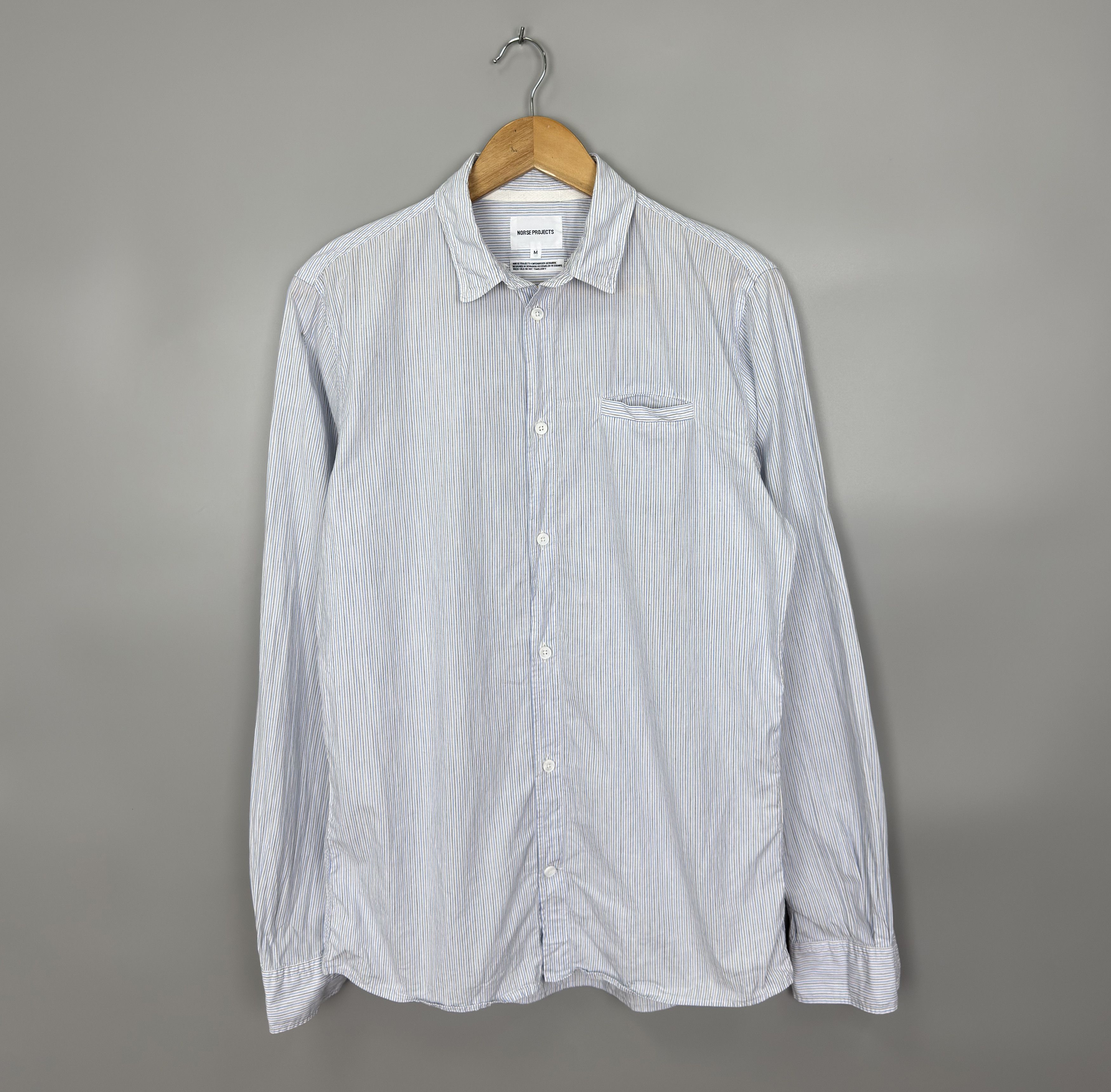 Norse Projects Norse Projects Kenneth Compact Striped Button Ups Shirt Size US M / EU 48-50 / 2 - 1 Thumbnail