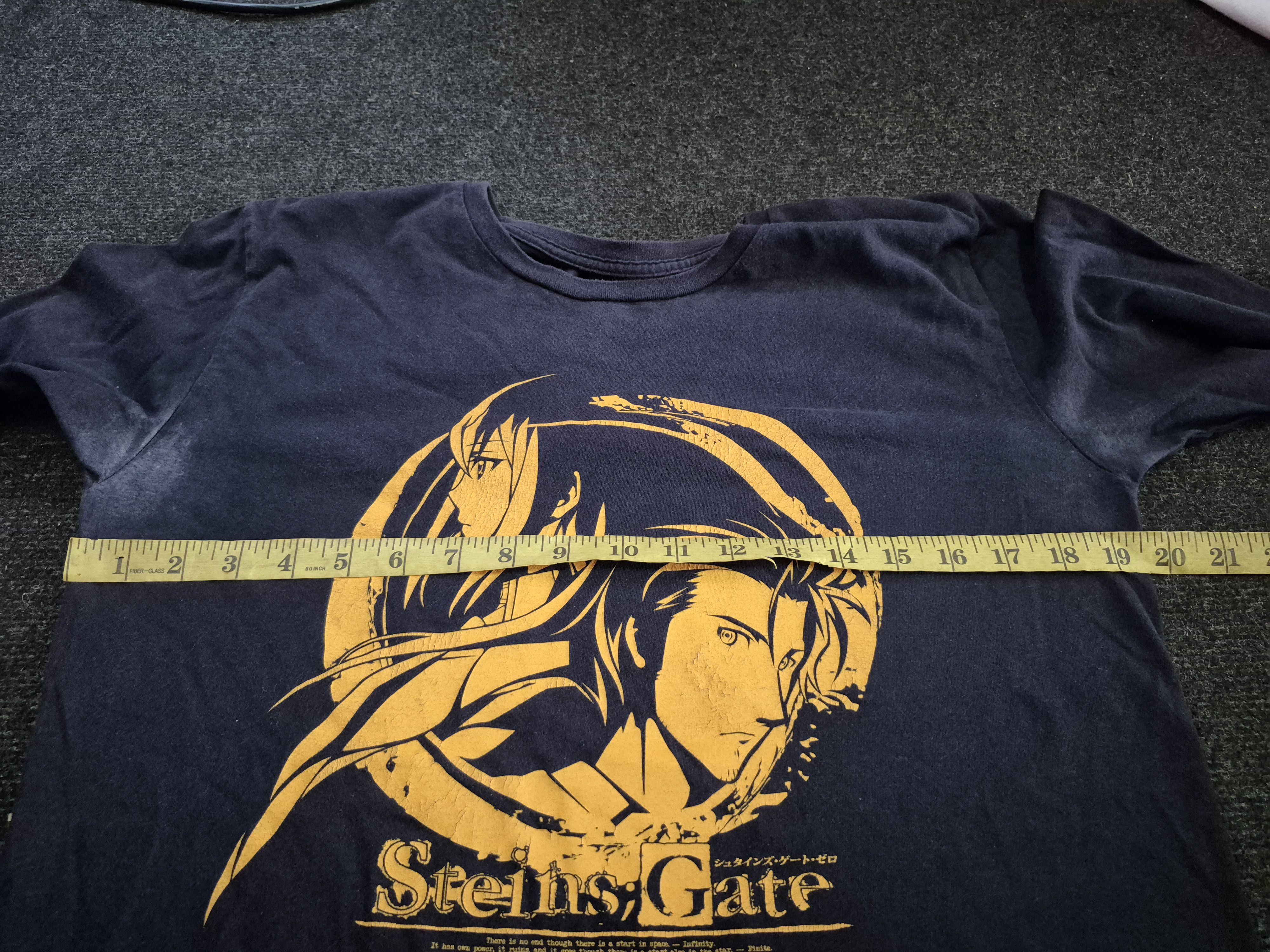 Anime 🔥 Steins Gate Japanese Cartoon Anime Tee Hentai Size US M / EU 48-50 / 2 - 10 Thumbnail