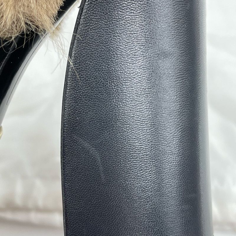 Gucci Gucci Black High Heel Mules with Horsebit Size US 7.5 / EU 40-41 - 7 Thumbnail