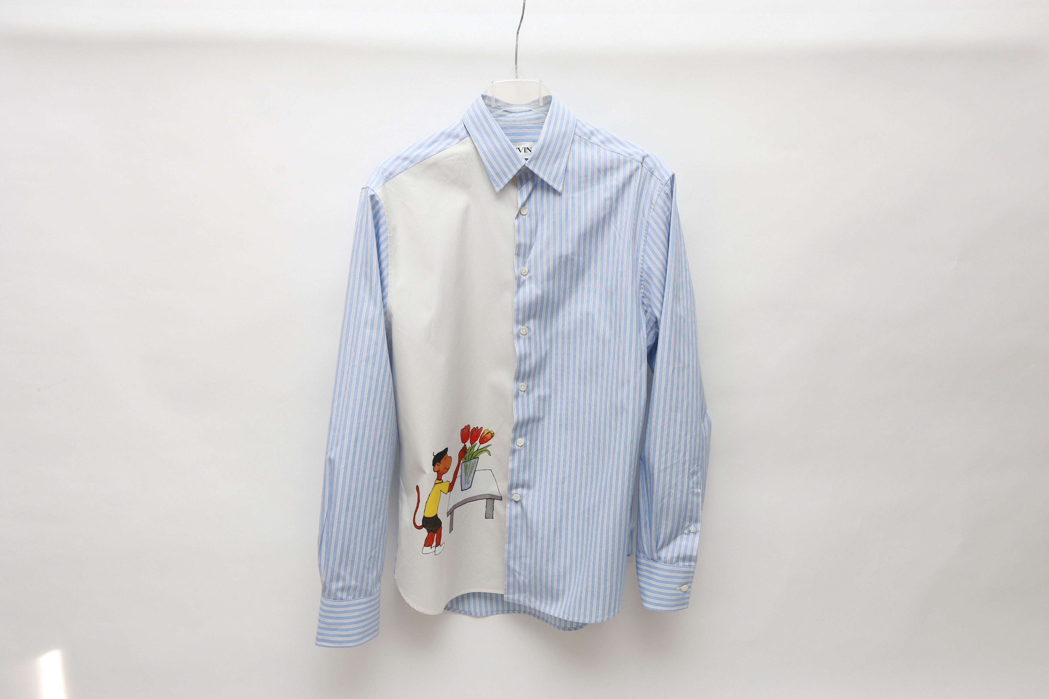 Lanvin Straight Shirt Double Cuf Size US L / EU 52-54 / 3 - 1 Thumbnail