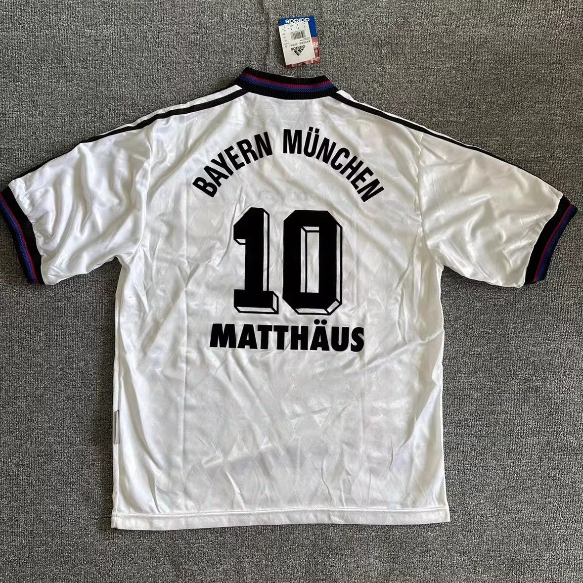 Other 1997 1998 Bayern Munich #10 Lothar Matthäus Jersey Size US XL / EU 56 / 4 - 2 Thumbnail