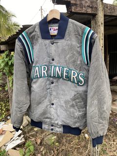 Seattle Mariners Authentic Majestic Throwback Jersey RARE Style - Size Sz 52