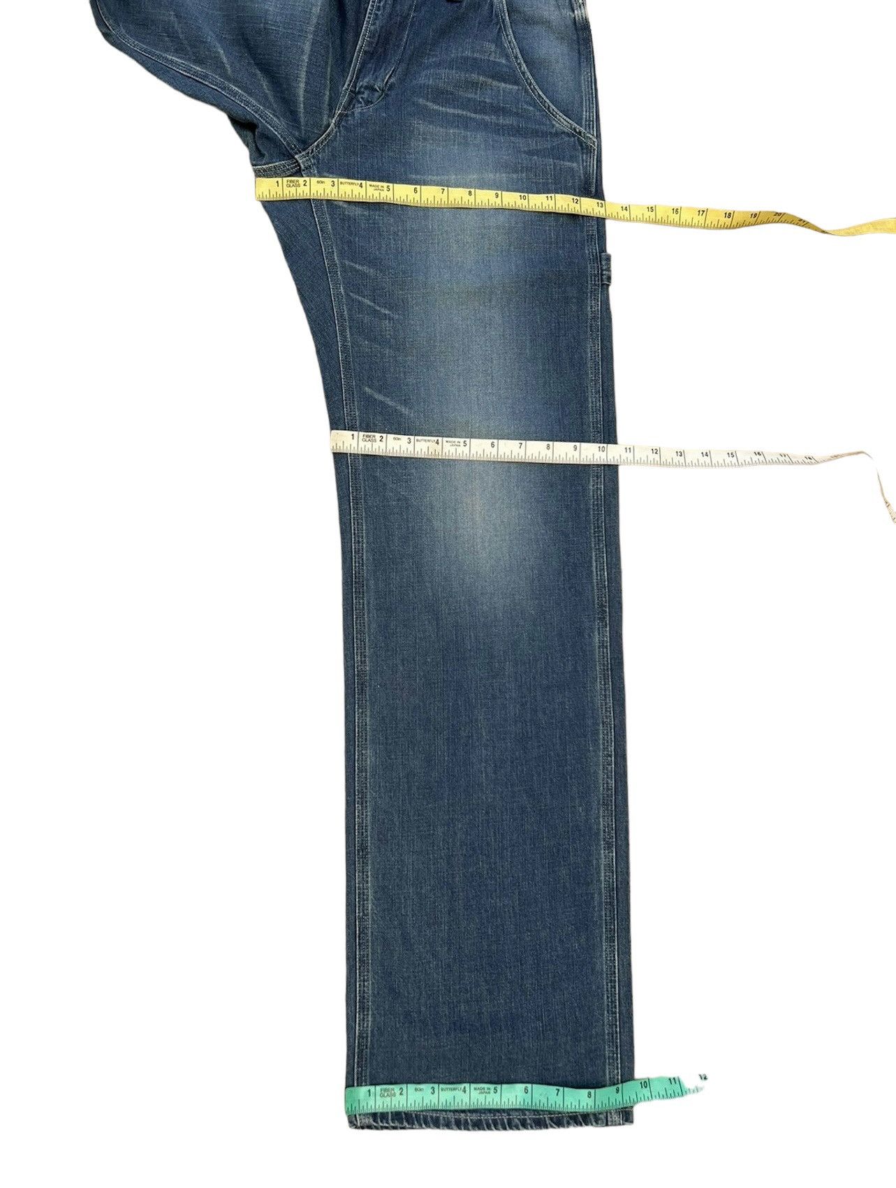 Blue Blue Japan BLUE BLUE Made in Japan Indigo Denim Workwear Pant Size US 30 / EU 46 - 4 Thumbnail