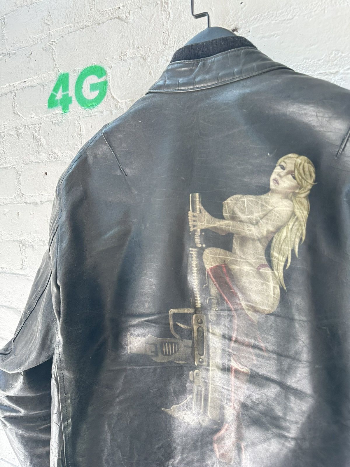 Yohji Yamamoto YOHJI UZI LEATHER STRIPPER JACKET SZ L Size US L / EU 52-54 / 3 - 2 Thumbnail