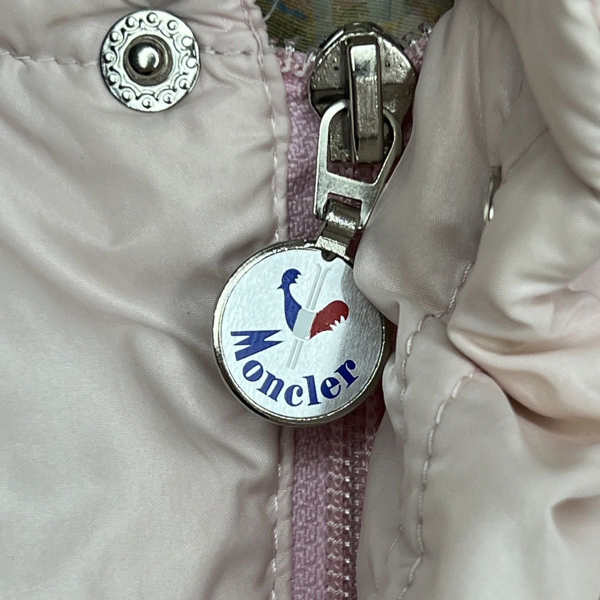 Moncler × Vintage Vintage Moncler Puffer Goose Down Jacket Pink Shiny 2in1 Size M / US 6-8 / IT 42-44 - 7 Thumbnail