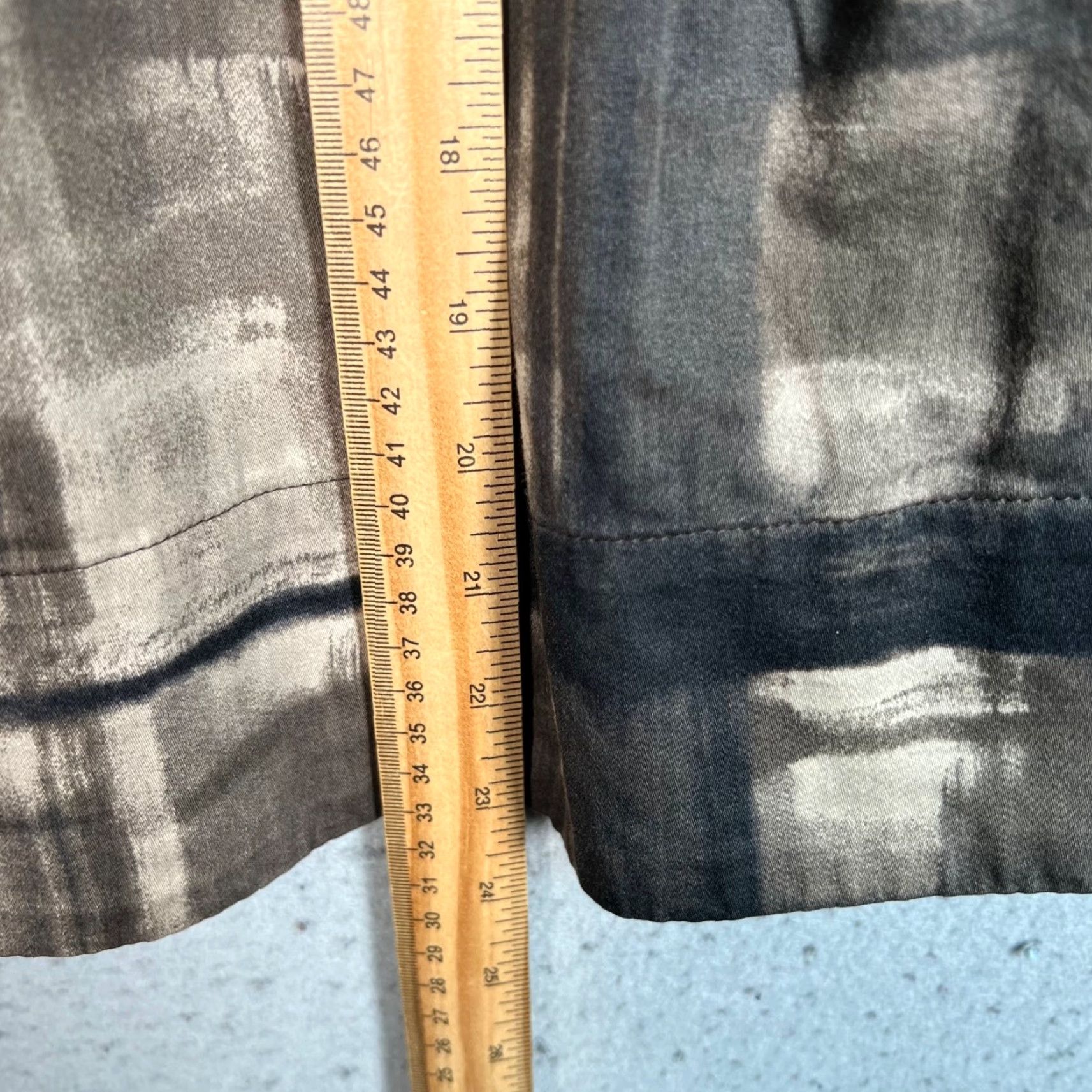 Max Mara Max Mara Weekend Womens Skirt A-Line Beige/Brown Abstract Plaid Print Size 26" / US 2 / IT 38 - 5 Thumbnail