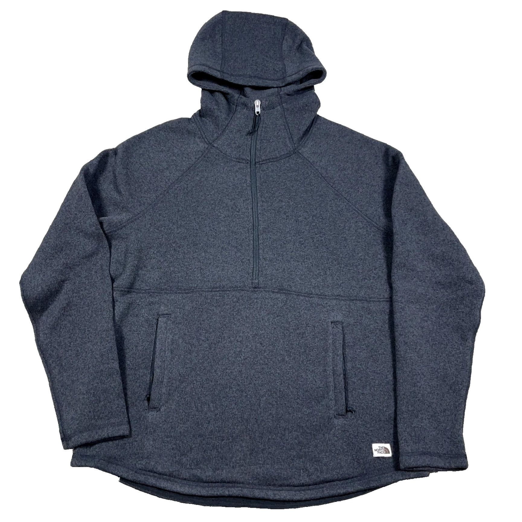 The North Face The North Face Sweater Women Large Gray Crescent Hoodie Pullover 1/2 Zip All Seasons Lightweight Fleece Size L / US 10 / IT 46 - 6 Thumbnail