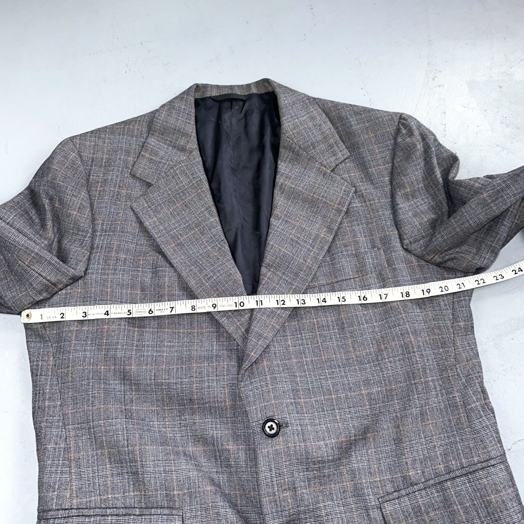 Vintage VTG Hochscheid Mens 3 PC Suit Jacket Coat Pants Vest Plaid Rockabilly 70s 1970s Brown Size 40 31x30 Mens Size 40R - 4 Thumbnail