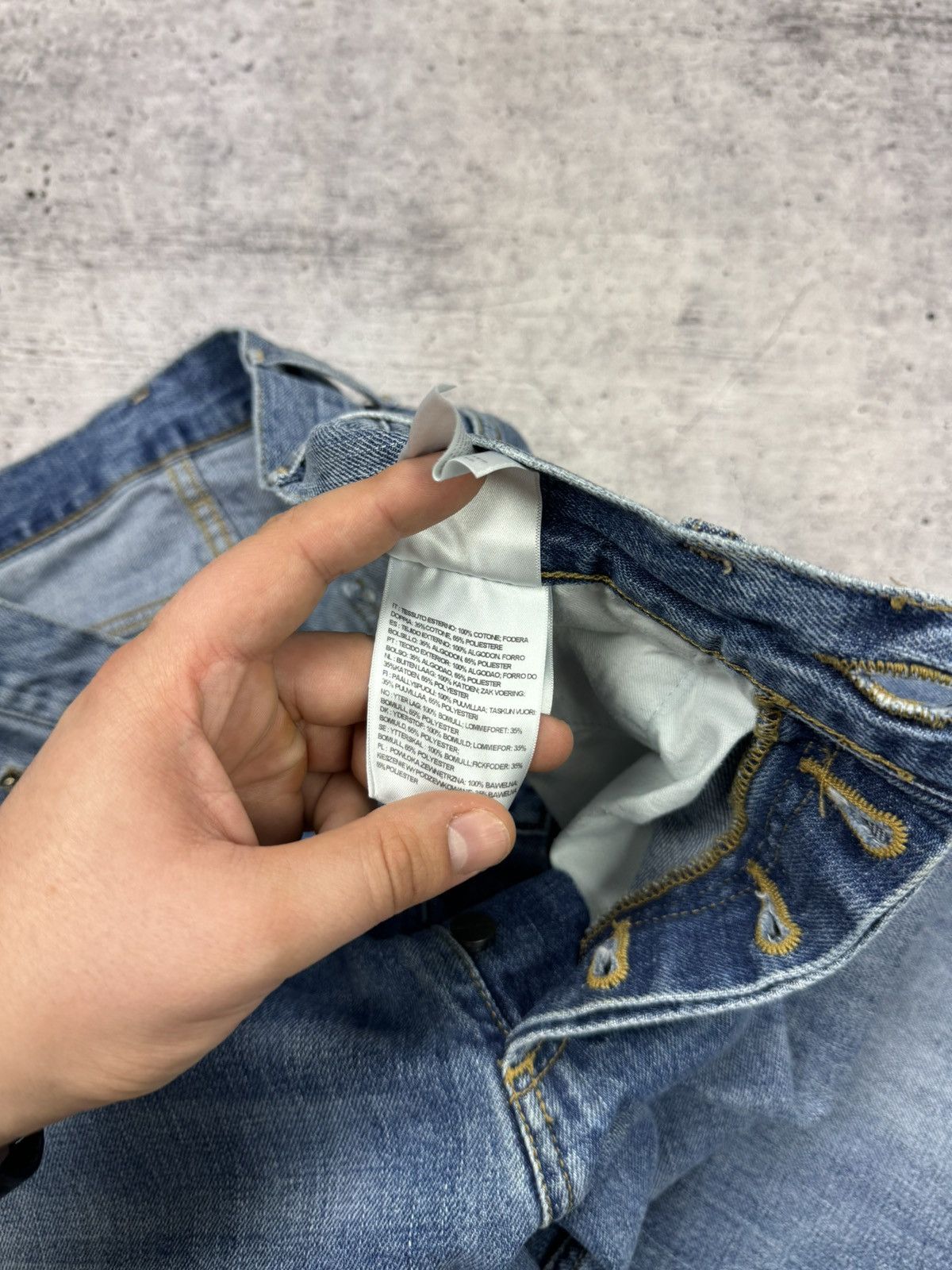 Carhartt Vintage Carhartt WIP Marlow Pant Stonewashed Denim Jeans Size US 29 - 12 Thumbnail