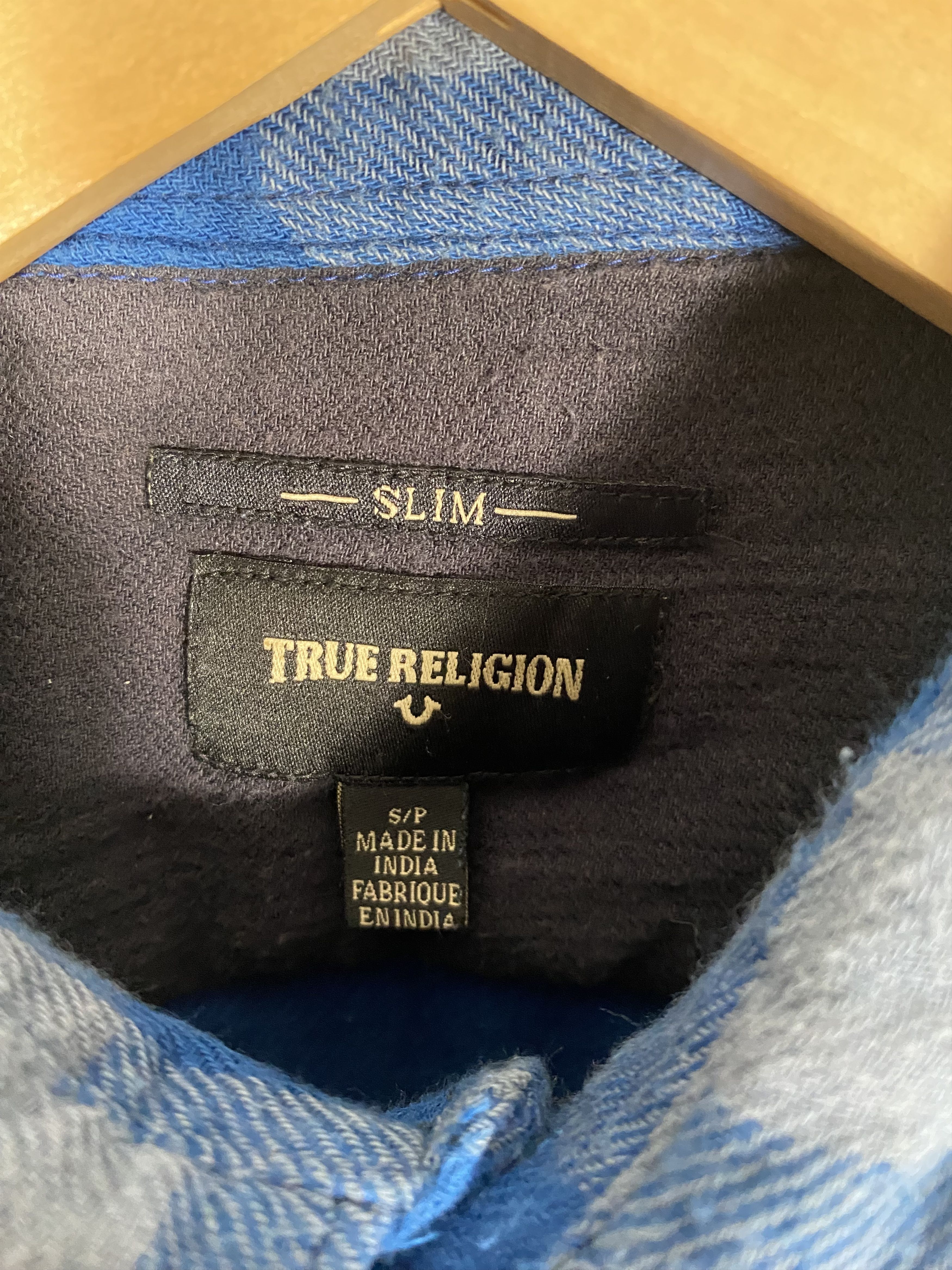 True Religion True Religion Blue Plaid Shirt Size S Size US S / EU 44-46 / 1 - 5 Thumbnail