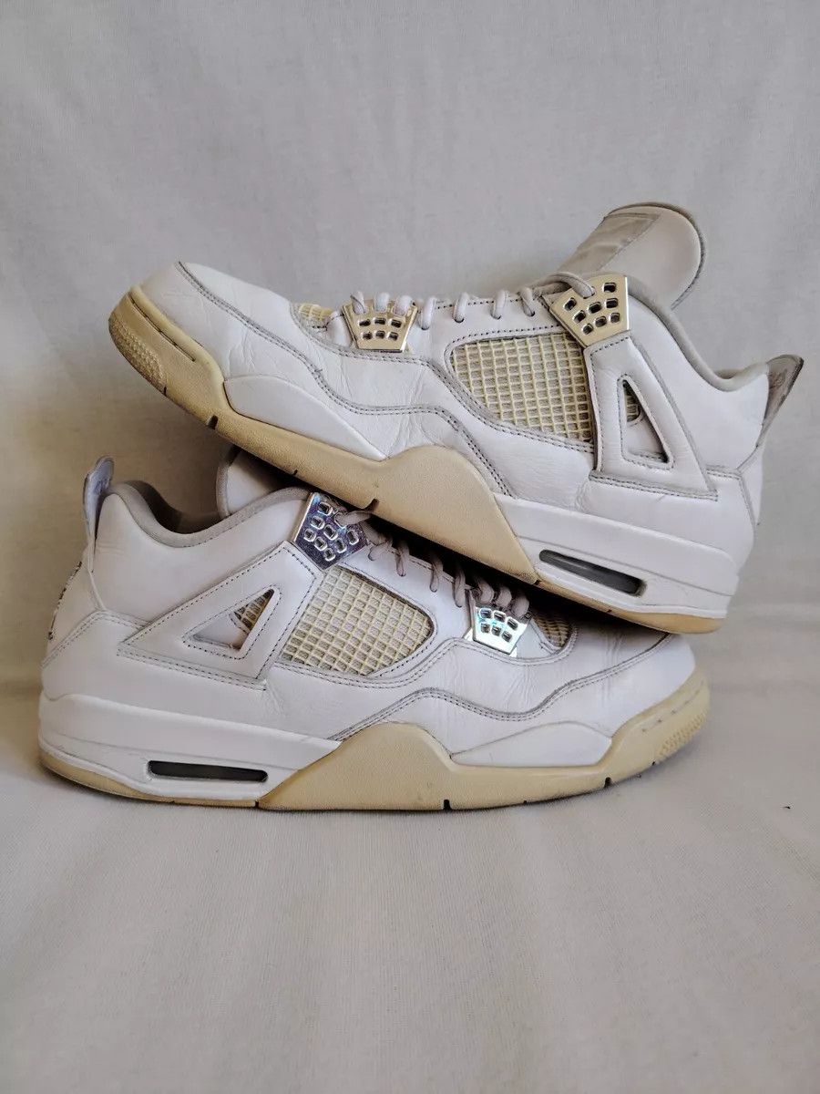 Nike NIKE AIR JORDAN 4 Retro 'PURE MONEY' 308497-100 Size 14 US Size US 14 / EU 47 - 4 Thumbnail