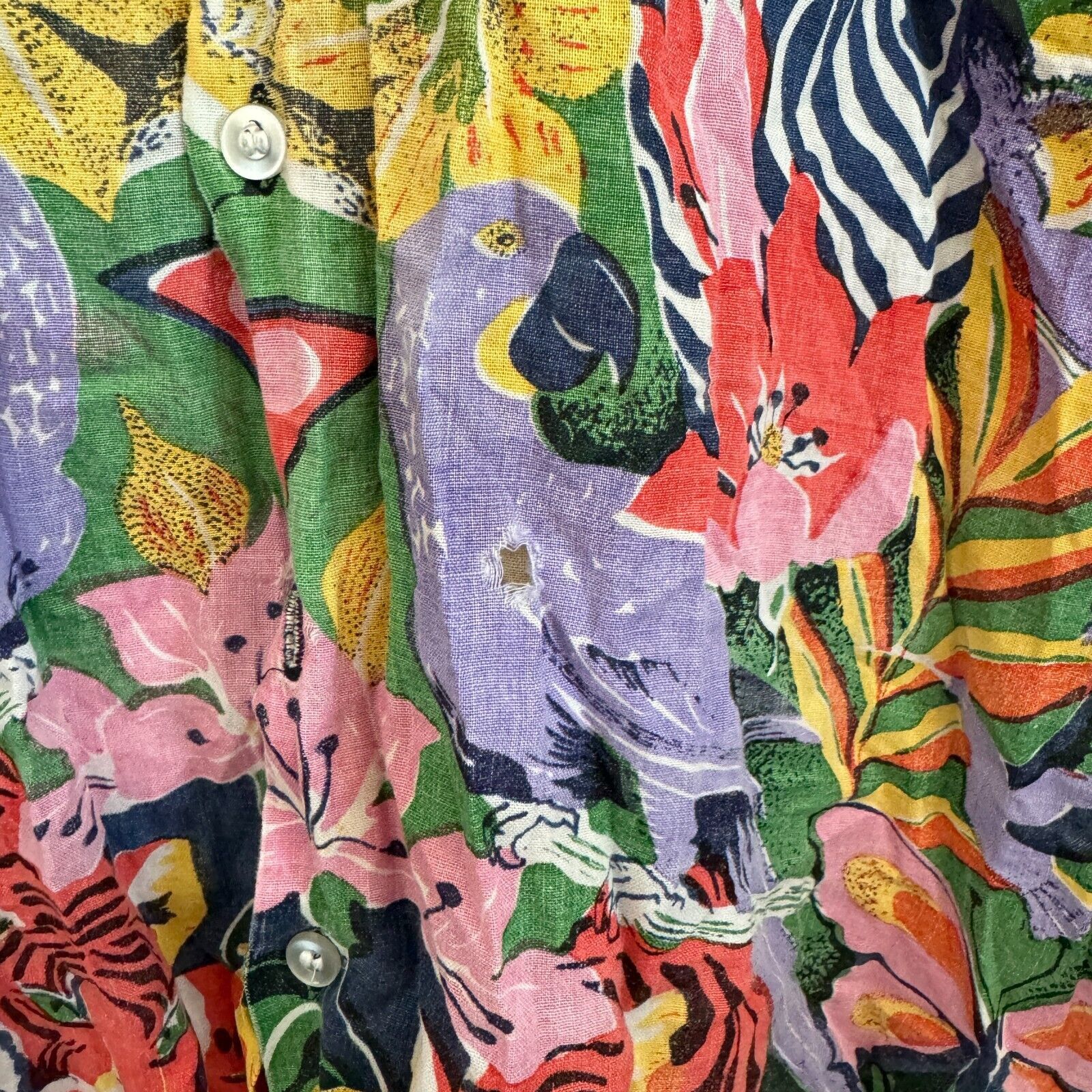 Vintage Vintage Bagshaws Of St Lucia Hawaiian Shirt Men's L Tropical Size US L / EU 52-54 / 3 - 4 Thumbnail
