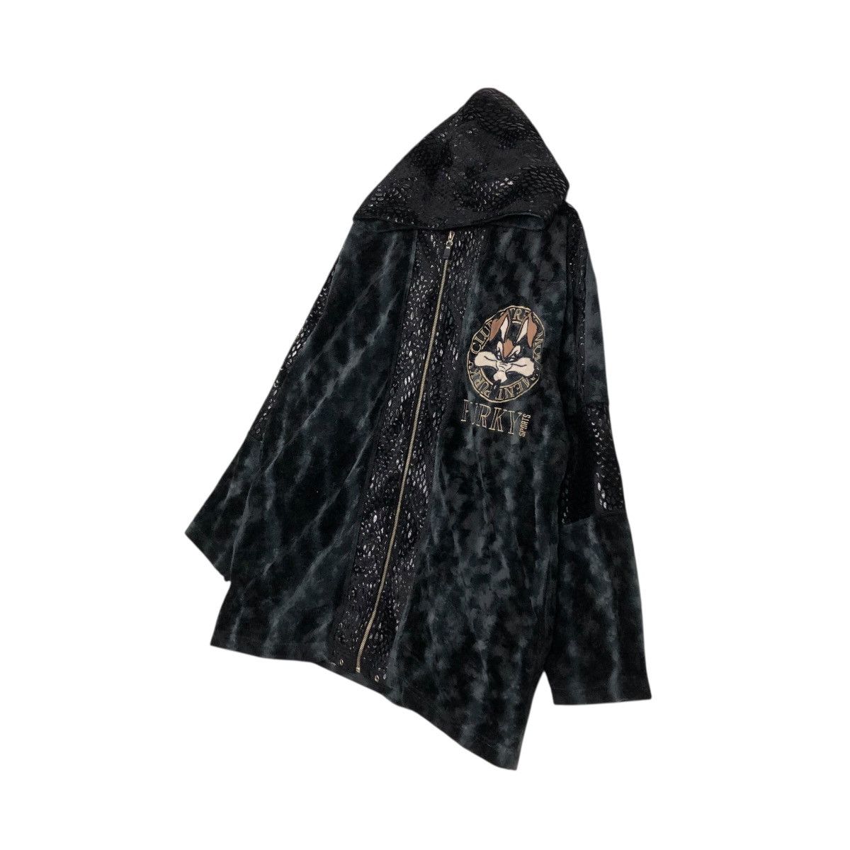 Cartoon Network 🔥VINTAGE OVERSIZE JACKET CARTOON PURKY RICH BLACK BIG LOGO Size US M / EU 48-50 / 2 - 4 Thumbnail