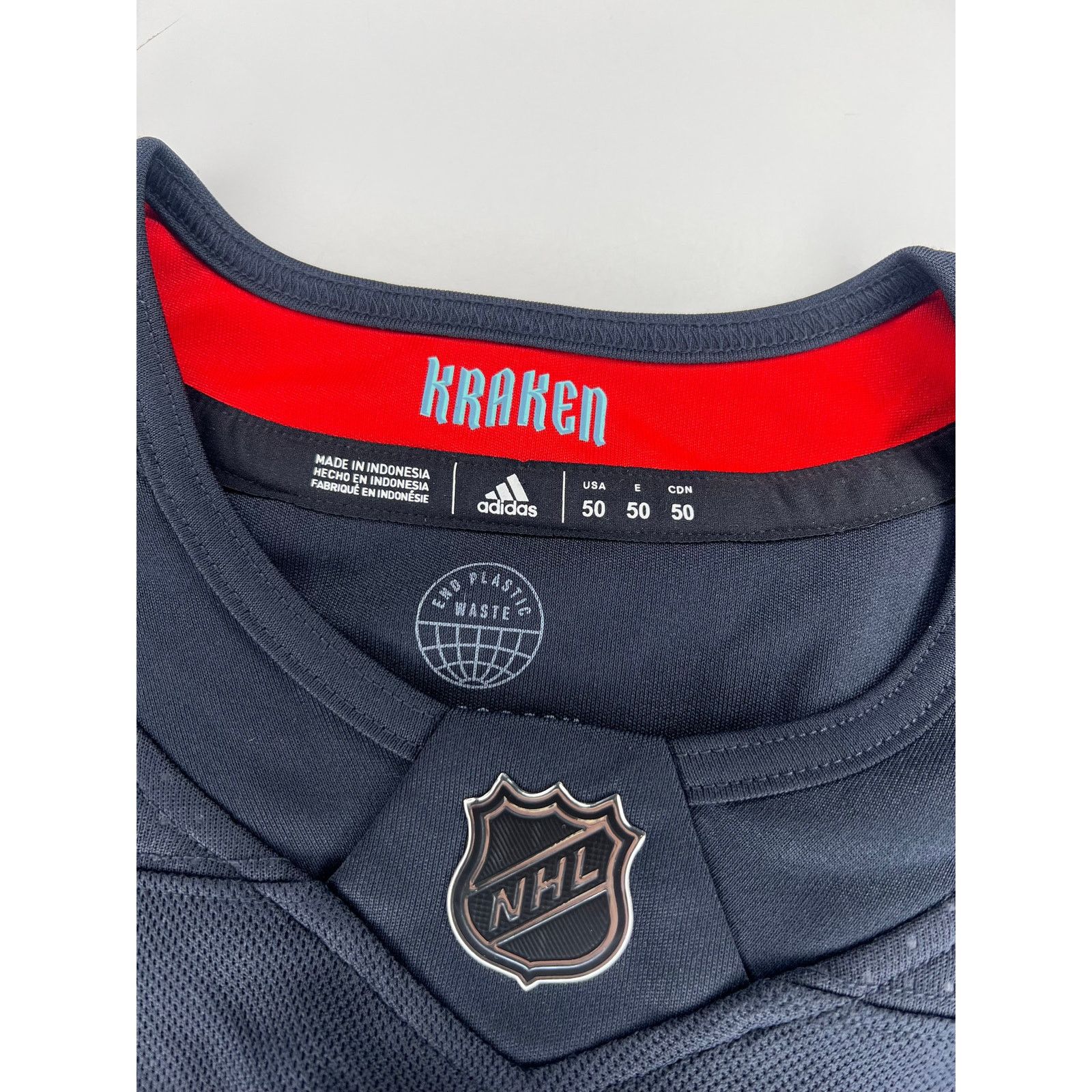 Adidas Adidas Seattle Kraken Home Authentic Hockey Jersey Size 50 Size US M / EU 48-50 / 2 - 5 Thumbnail