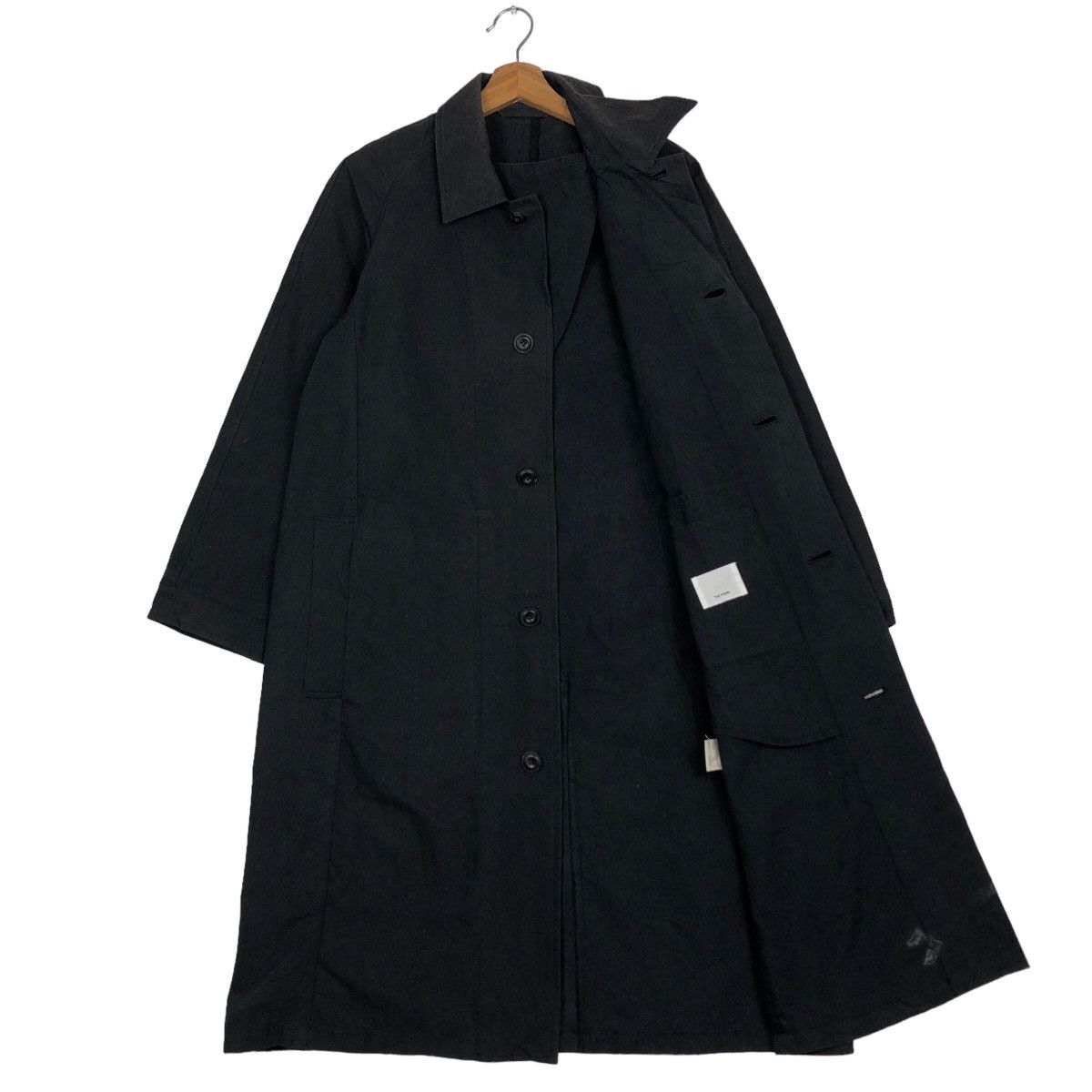 Issey Miyake 🔥Rich Black Long Fly Coats Jacket The Hinoki Japan Size US M / EU 48-50 / 2 - 12 Thumbnail