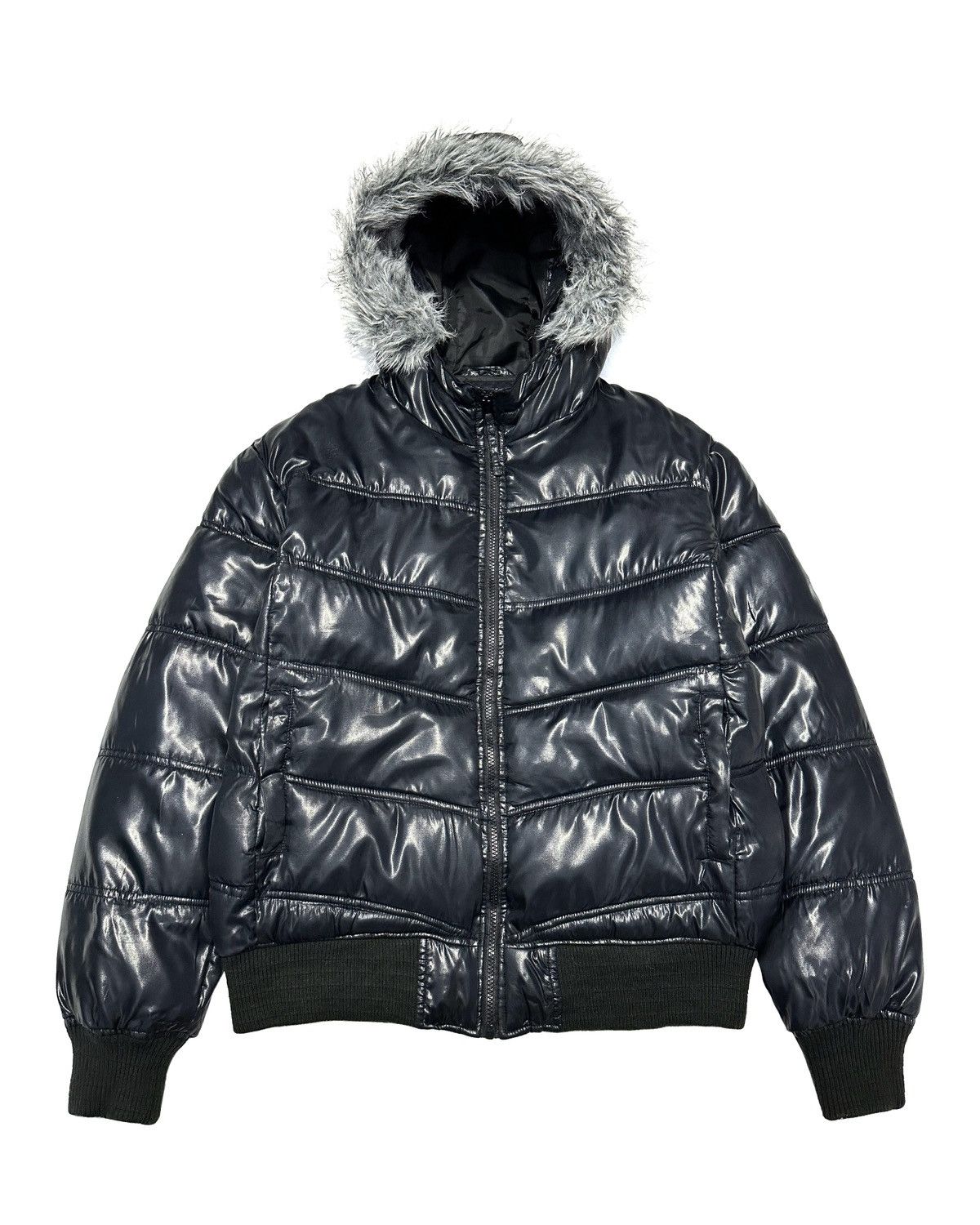 If Six Was Nine Y2k Faux Fur Puffer Jacket Ifsixwasnine Lgb Style Size US L / EU 52-54 / 3 - 1 Thumbnail