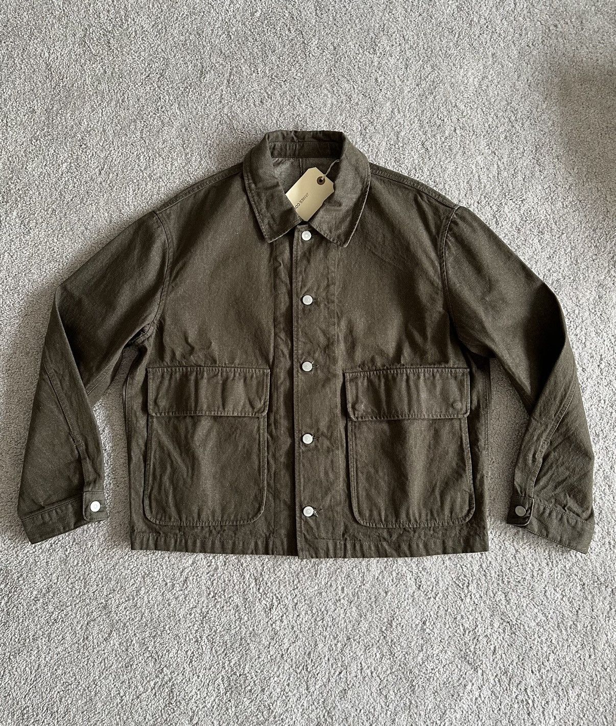 James Coward REPLICA JACKET BROWN ONE WASH DENIM | Grailed