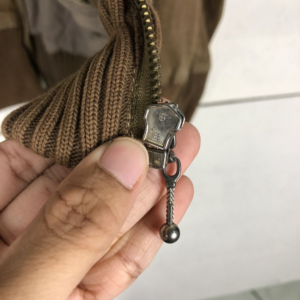 Japanese Brand 📌VINTAGE BOMBER JACKET BIKER HIGH COLLAR LENS CONCAVE Size US M / EU 48-50 / 2 - 18 Thumbnail